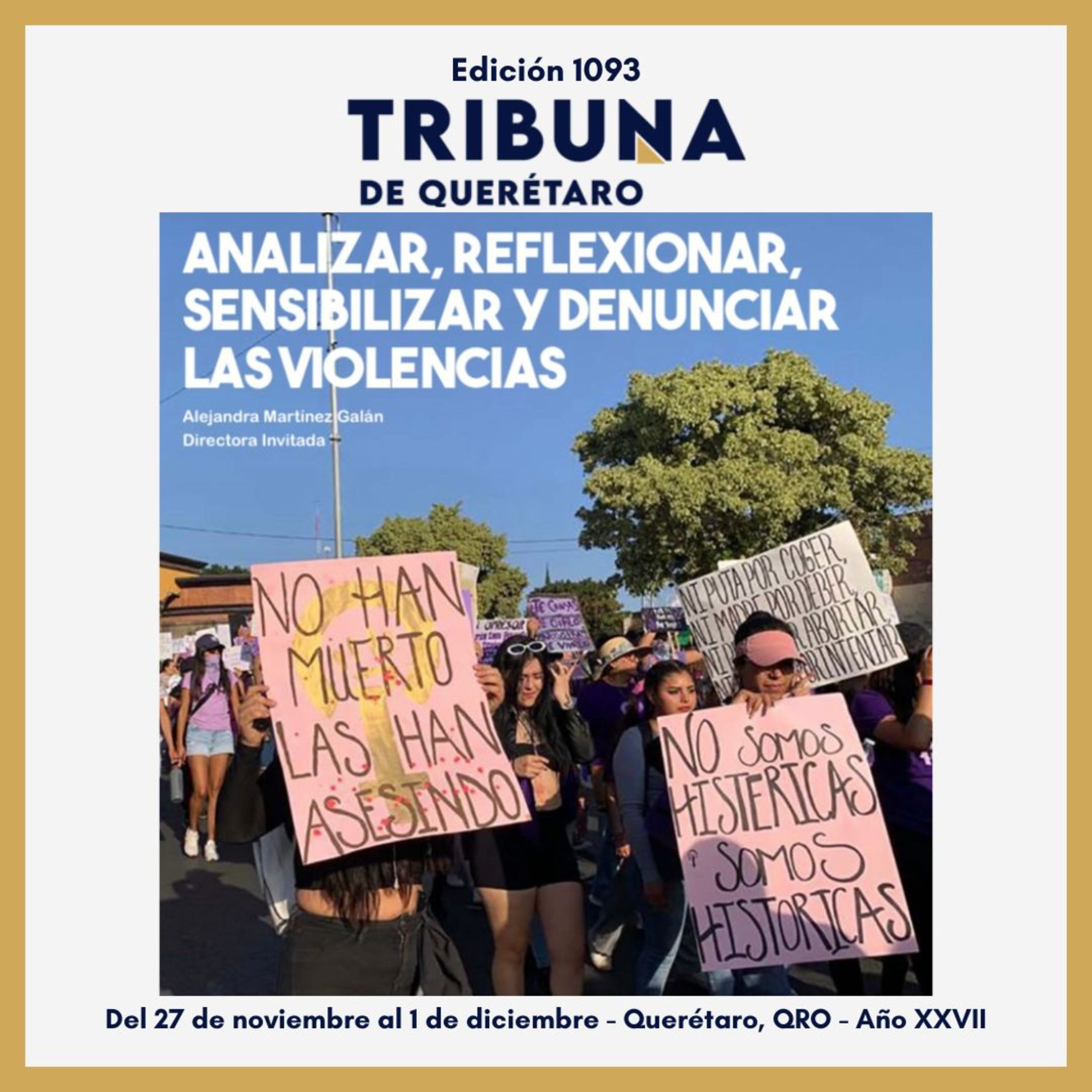 Portada de Tribuna de Querétaro