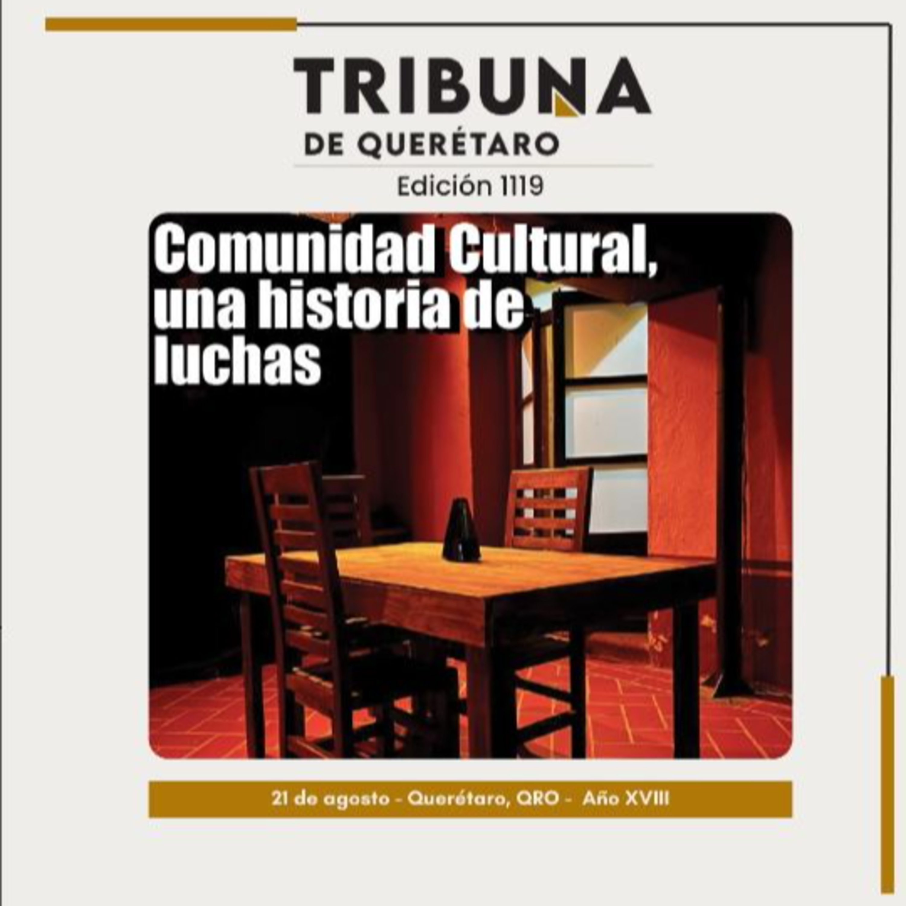 Portada de Tribuna de Querétaro