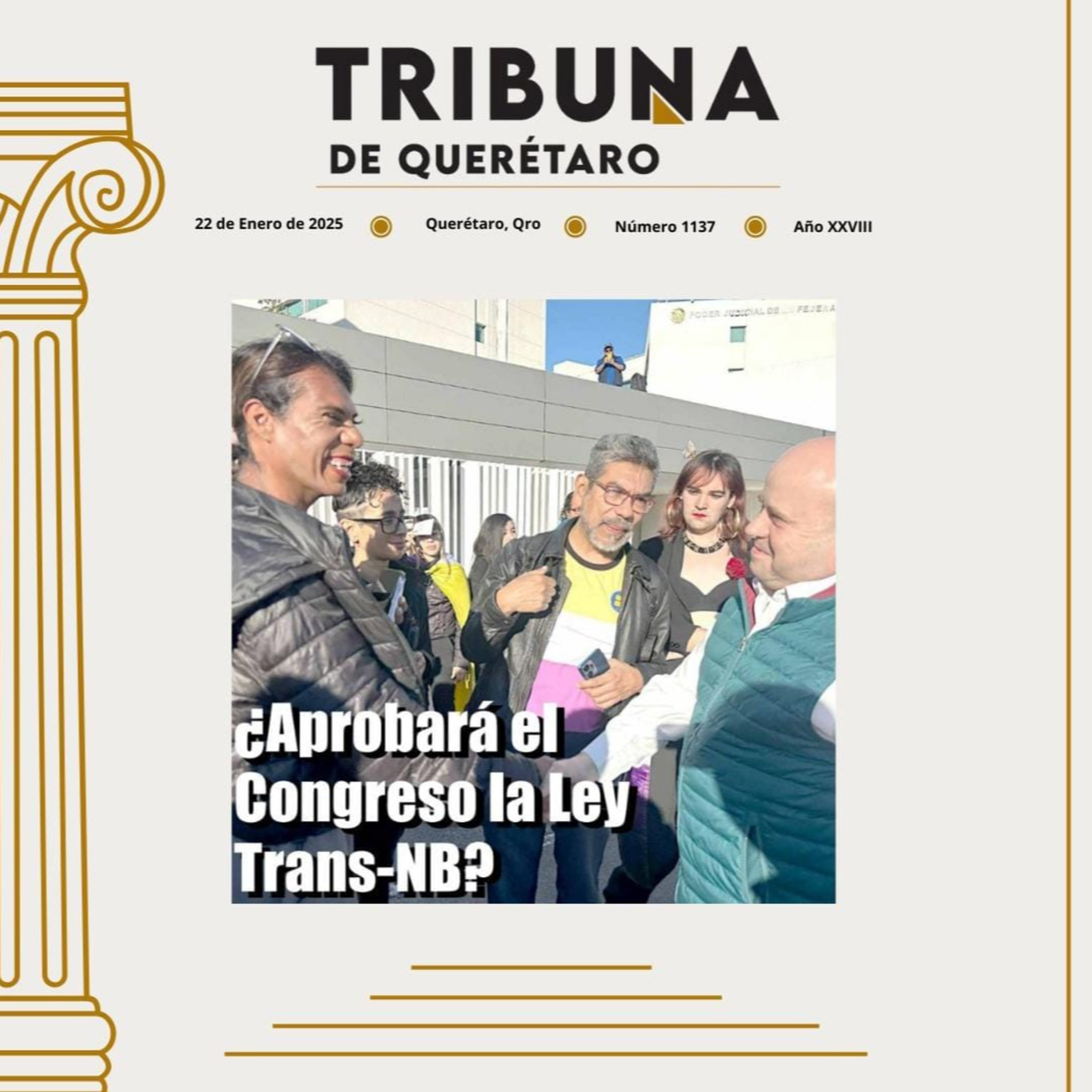 Portada de Tribuna de Querétaro