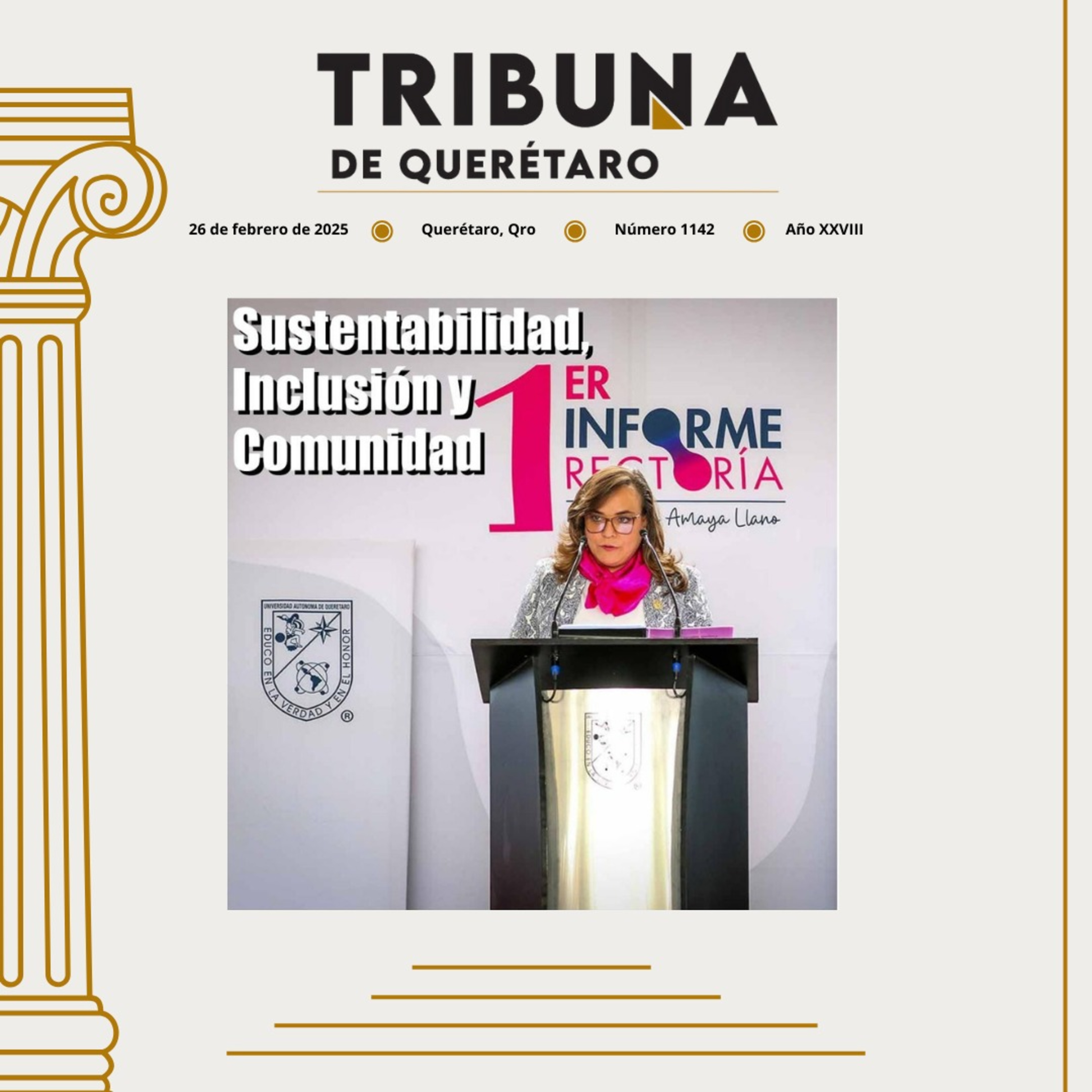 Portada de Tribuna de Querétaro
