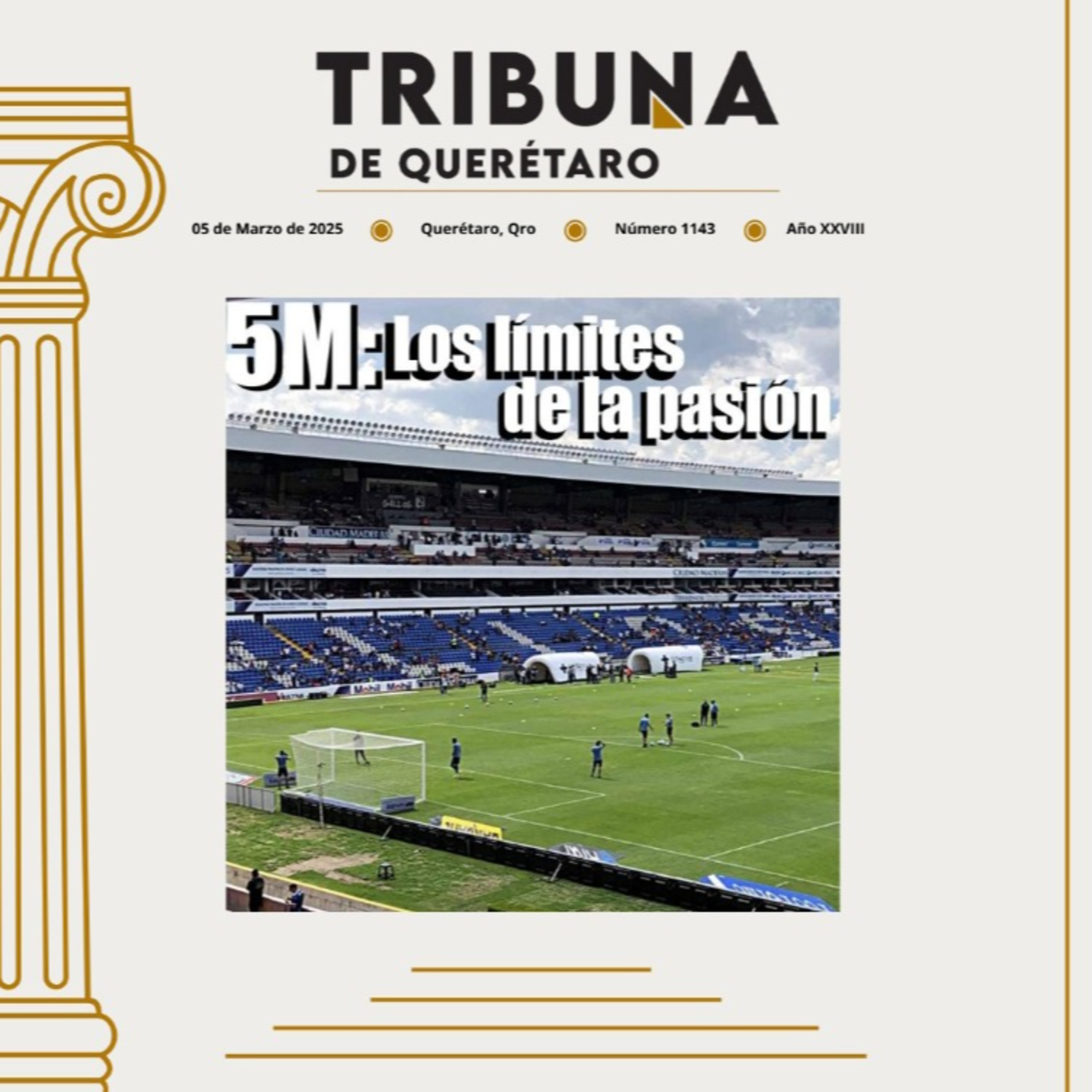 Portada de Tribuna de Querétaro