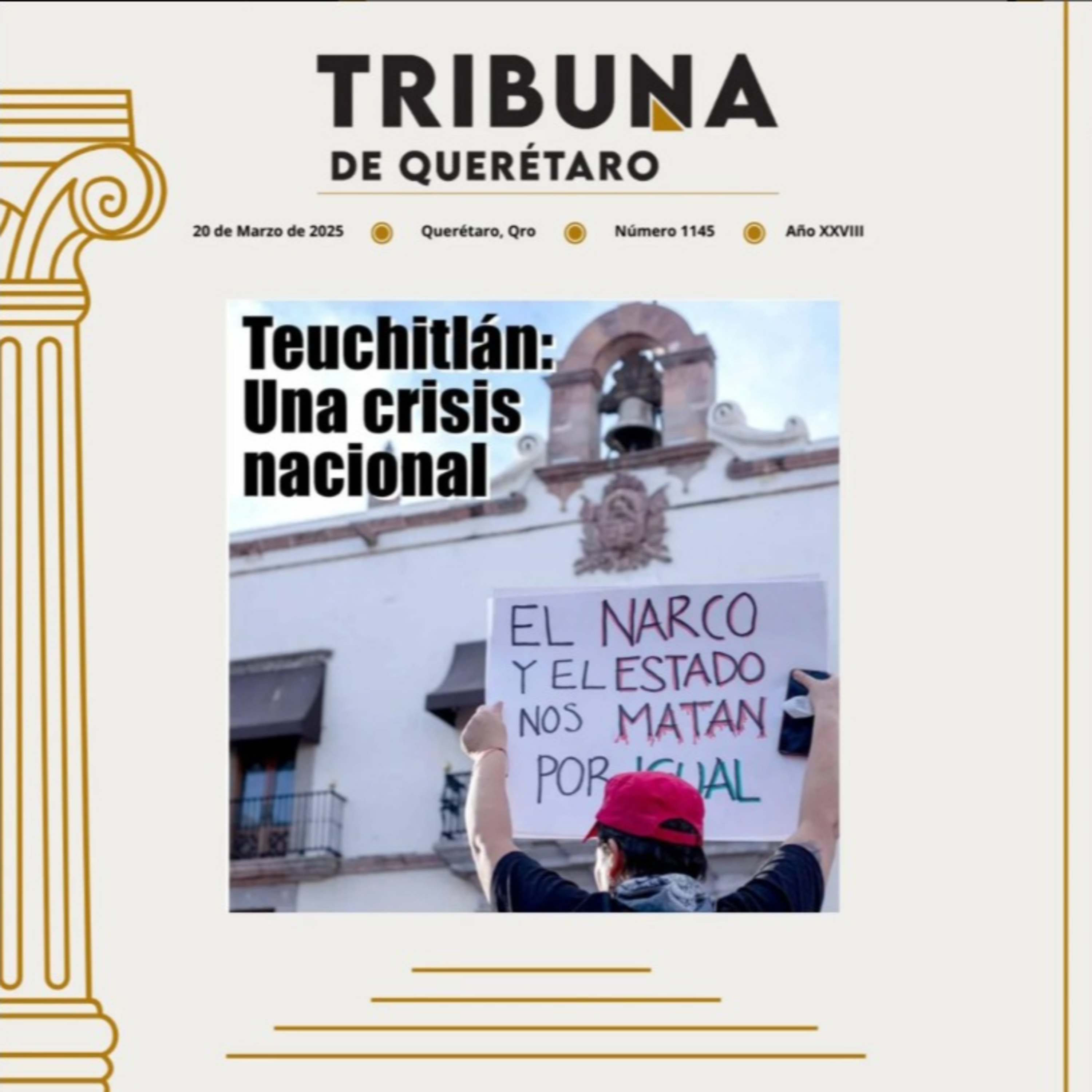 Portada de Tribuna de Querétaro