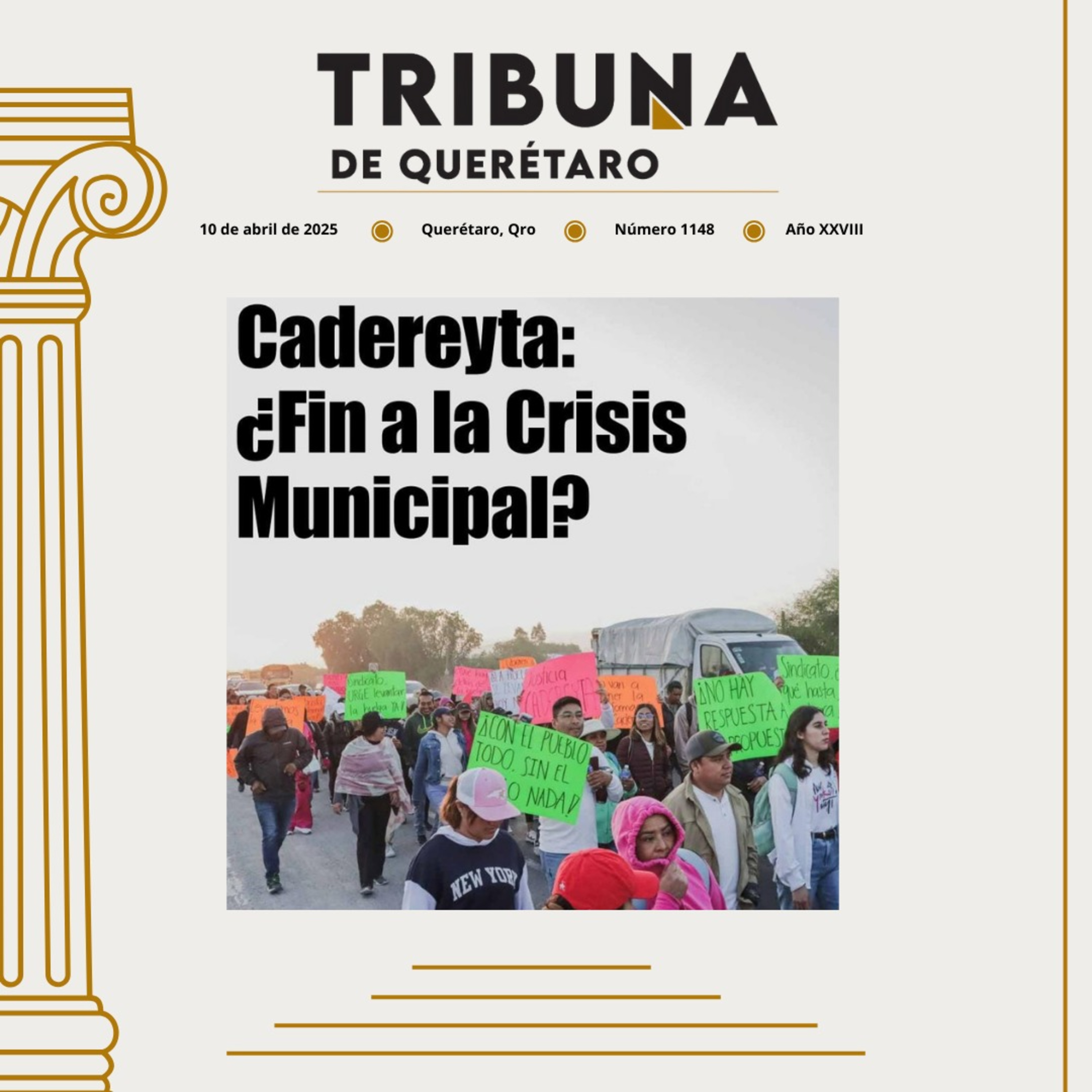 Portada de Tribuna de Querétaro
