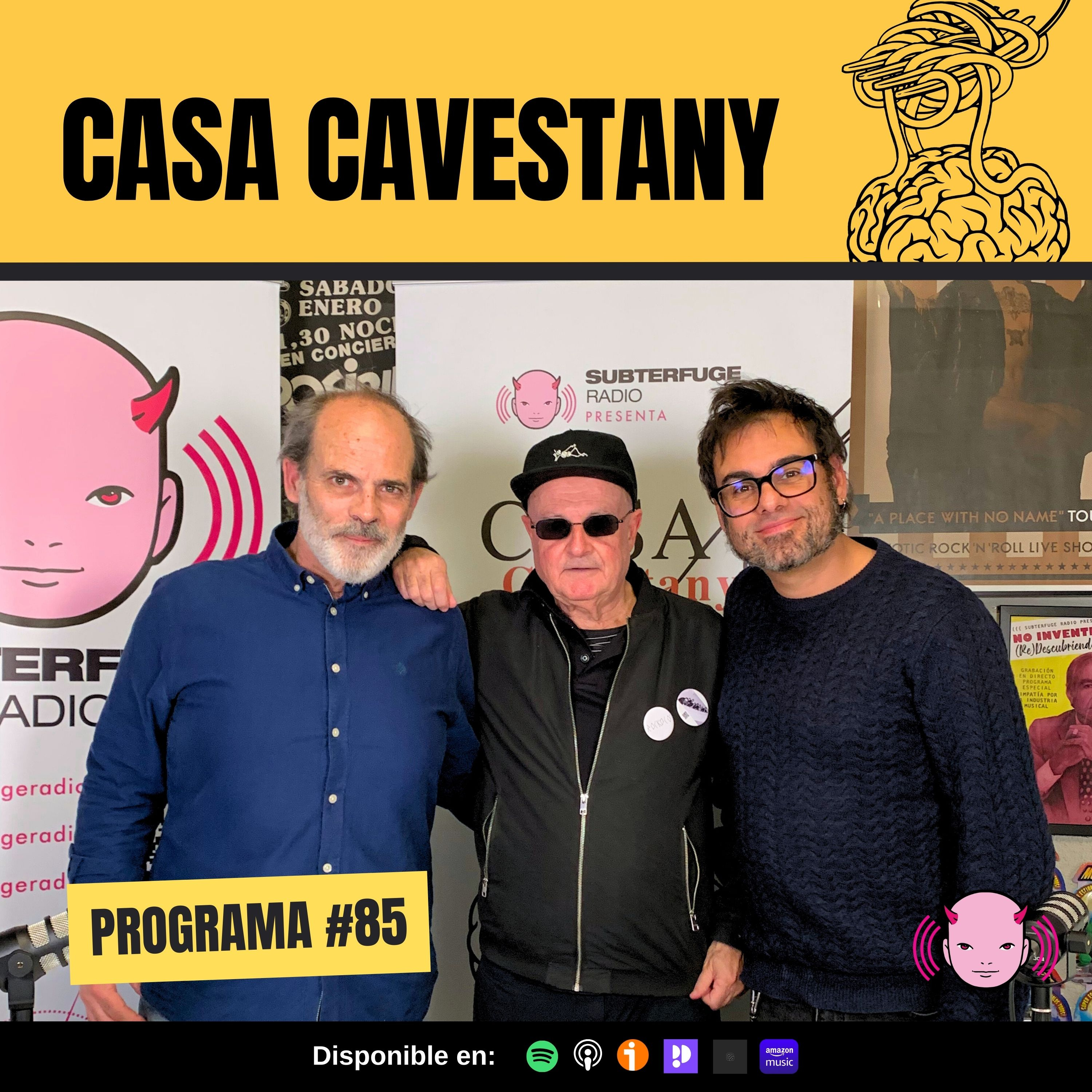 Casa Cavestany #85: “El tiempo es solo una destrucción” con Sergio Fanjul y Miguel Trillo
