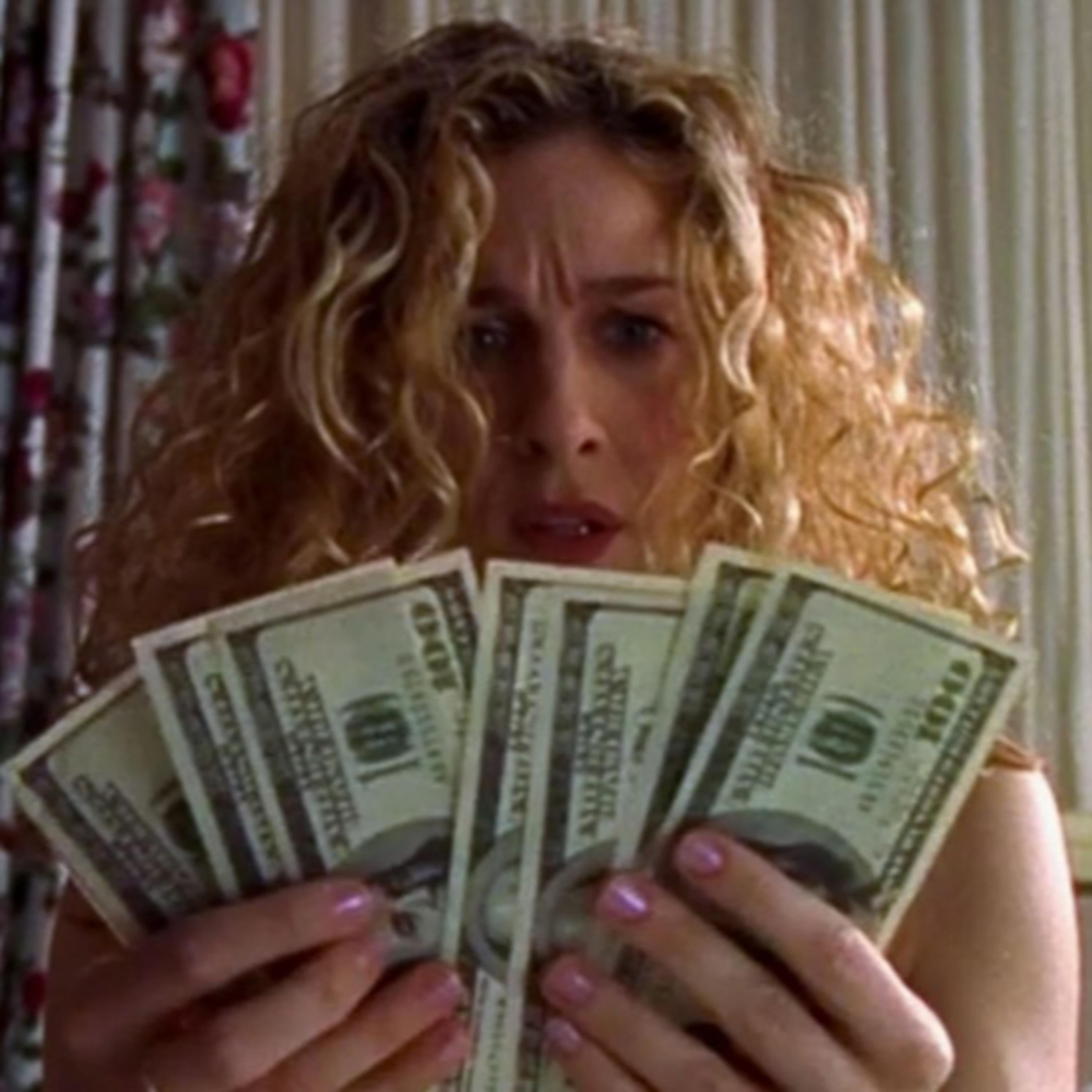 cover of episode "The Power of the Female Sex" Sex and the City (S1, E5) Carrie gets $1,000!