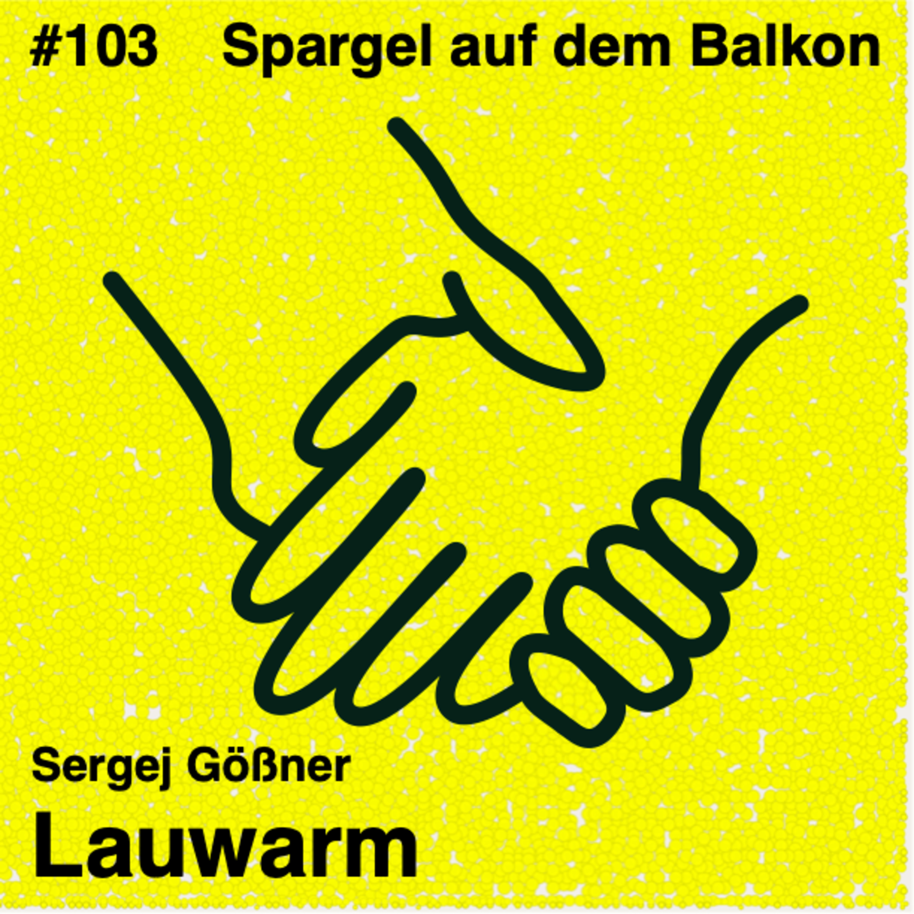 Spargel auf dem Balkon