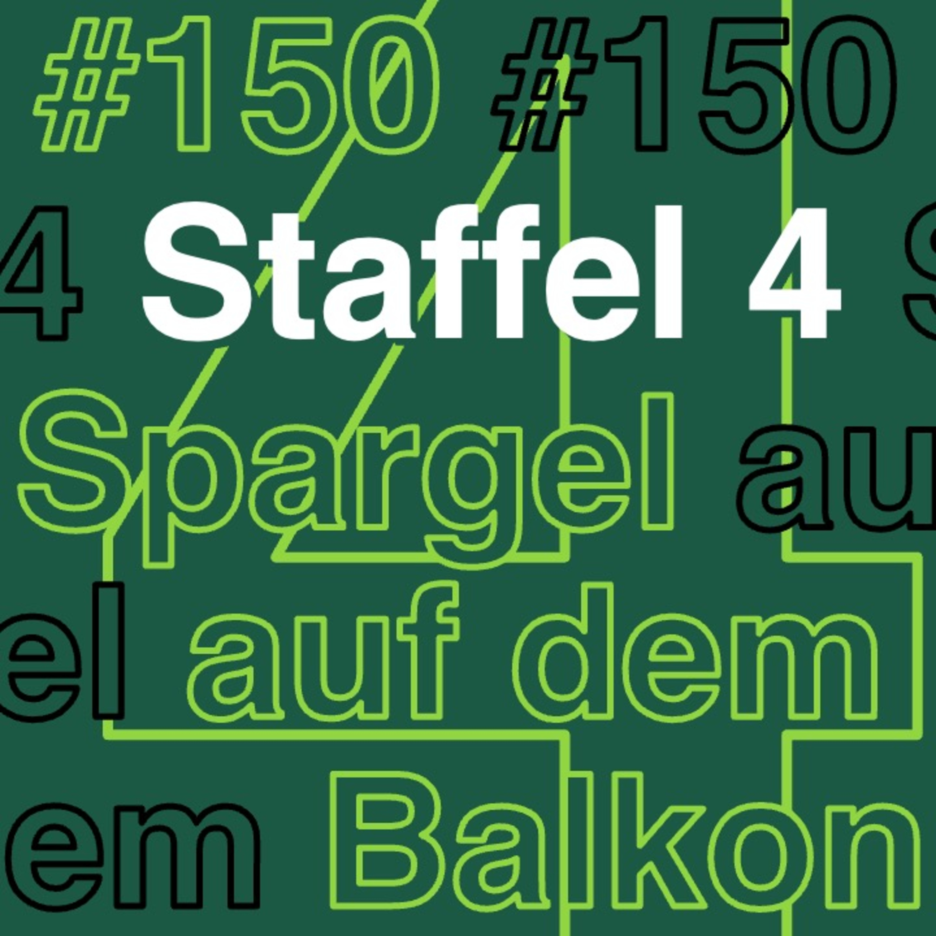 Spargel auf dem Balkon