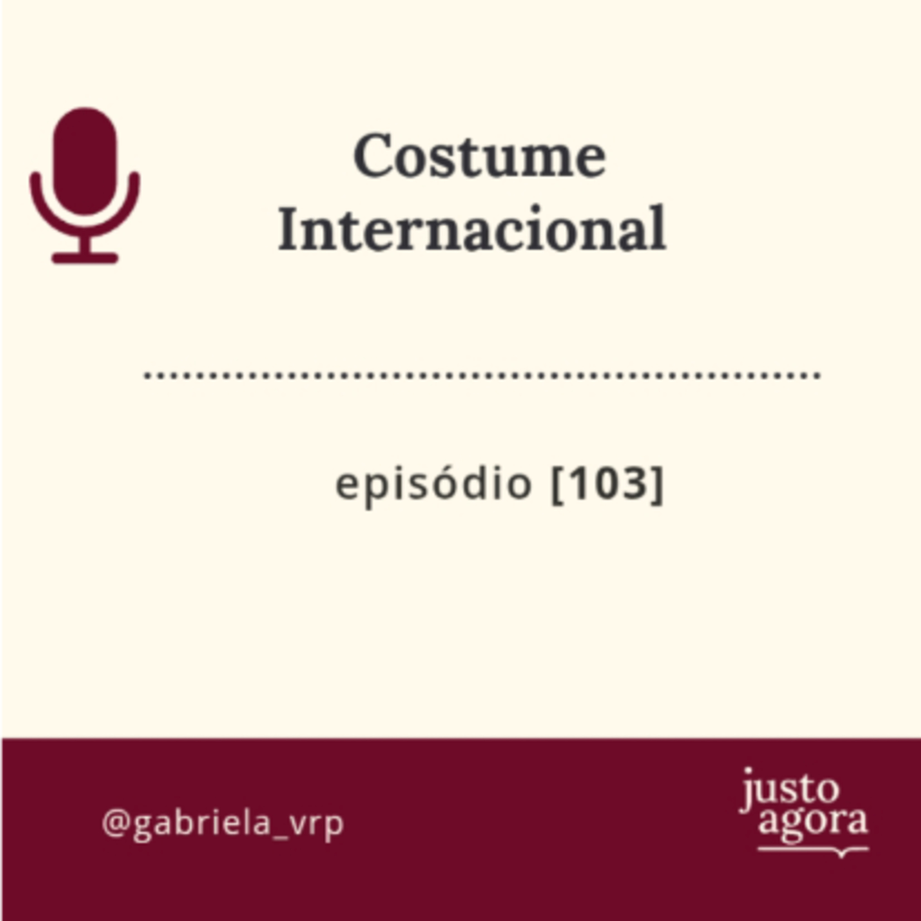 103. Costume Internacional  episode artwork
