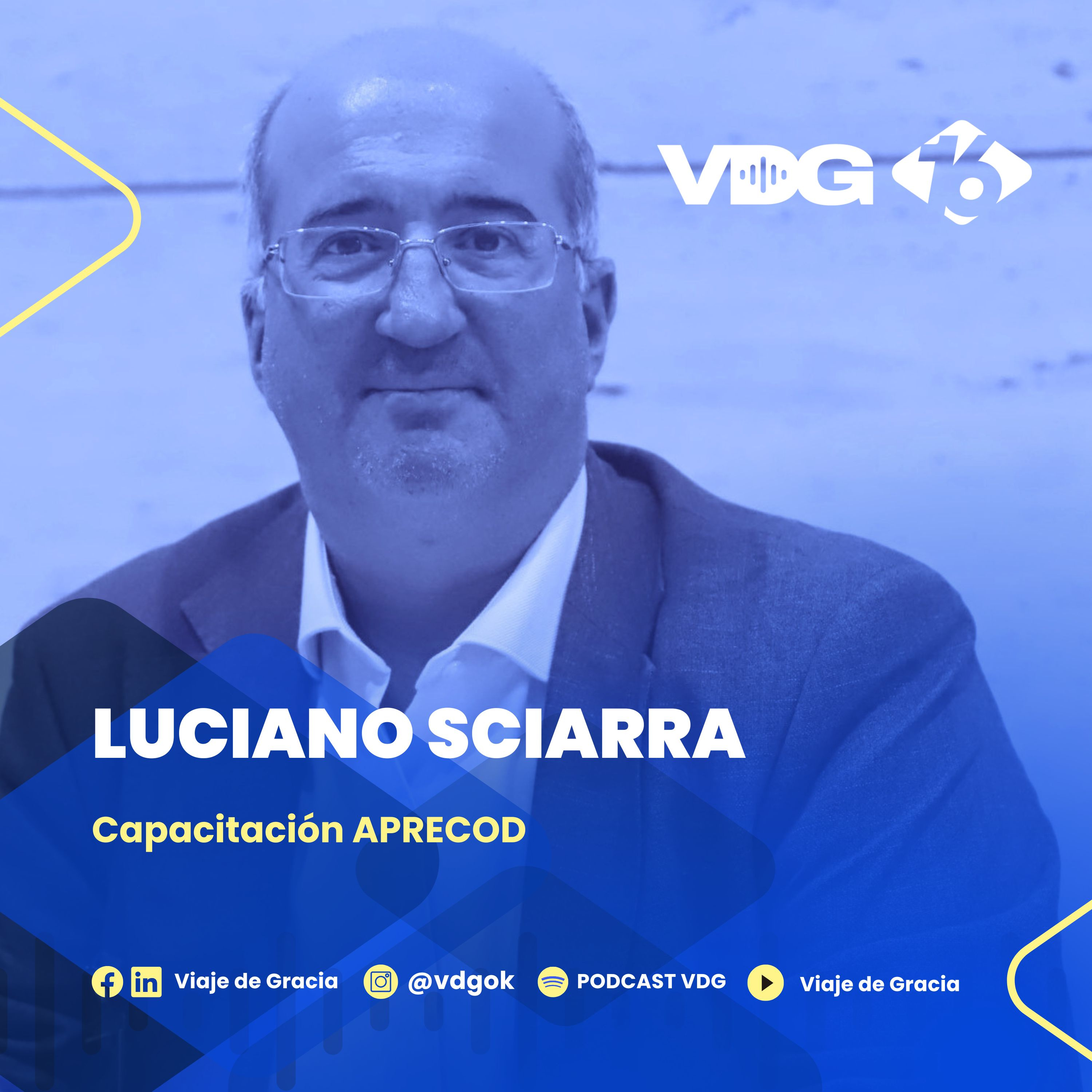 #606 🎙️ LUCIANO SCIARRA Capacitación | APRECOD |Curso provincial sobre Consumos Problemáticos episode artwork