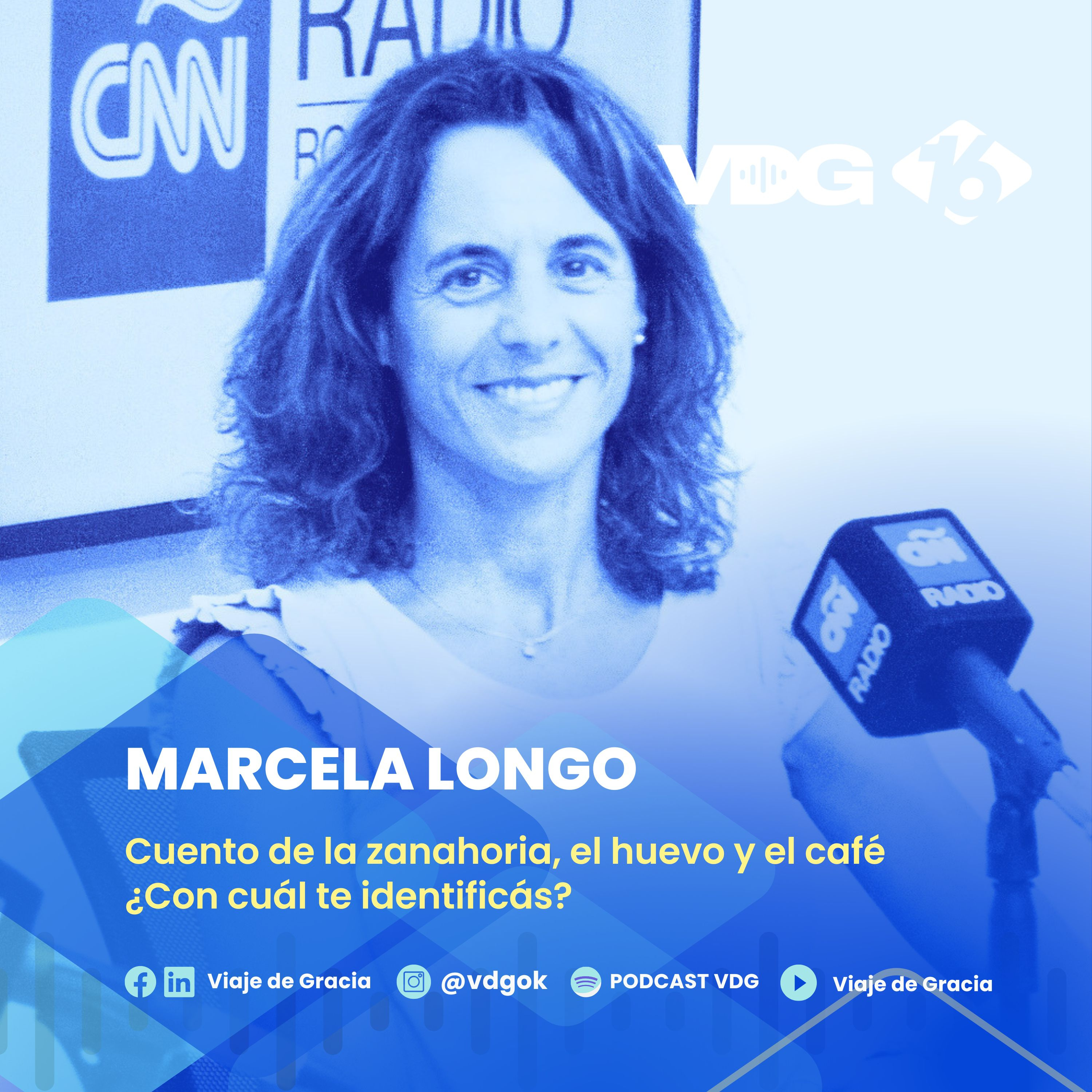 🎙️#616 MARCELA LONGO | Cuento de la zanahoria, el huevo y el café episode artwork