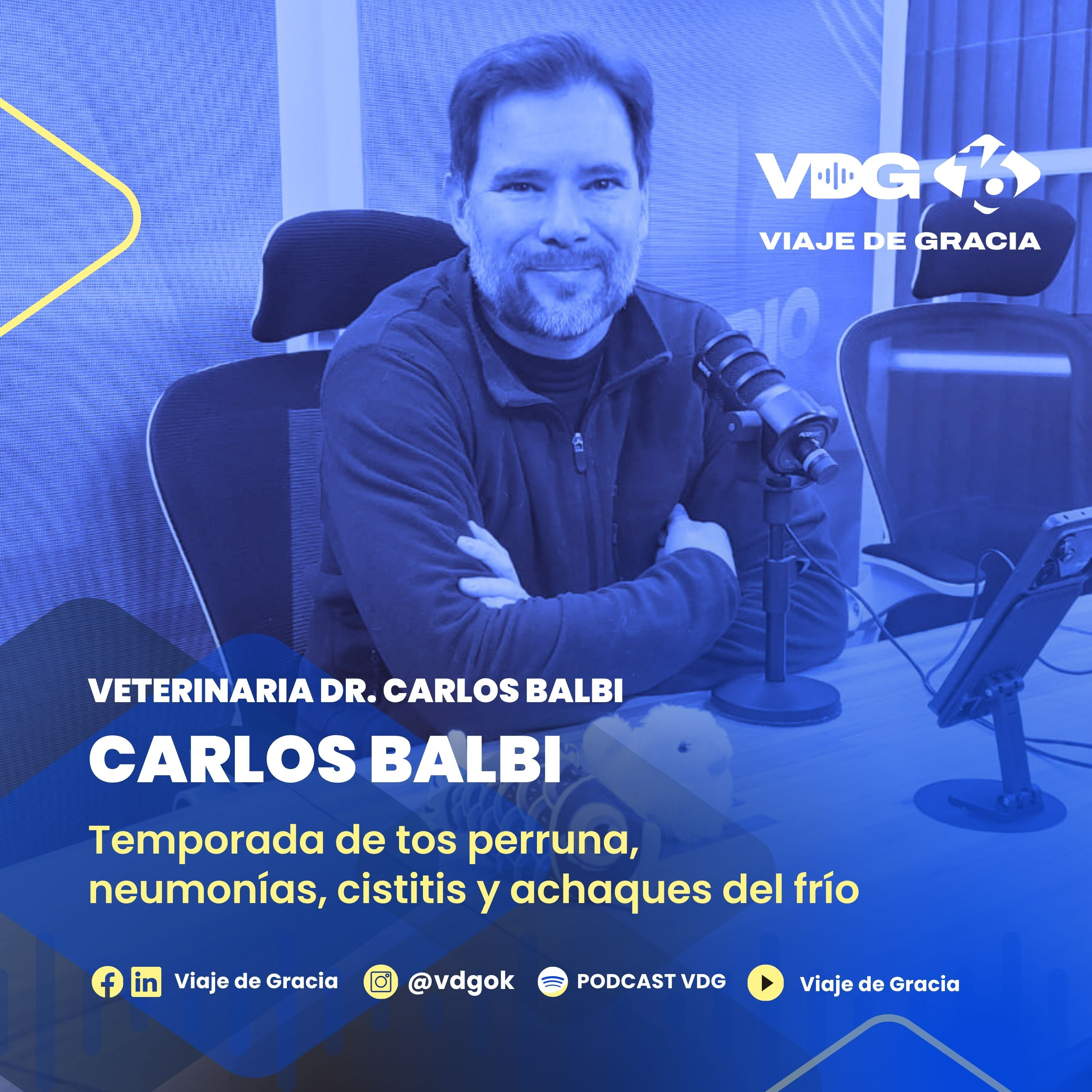 #620🎙️ CARLOS BALBI | Temporada de tos perruna, neumonías, cistitis y achaques del frío episode artwork