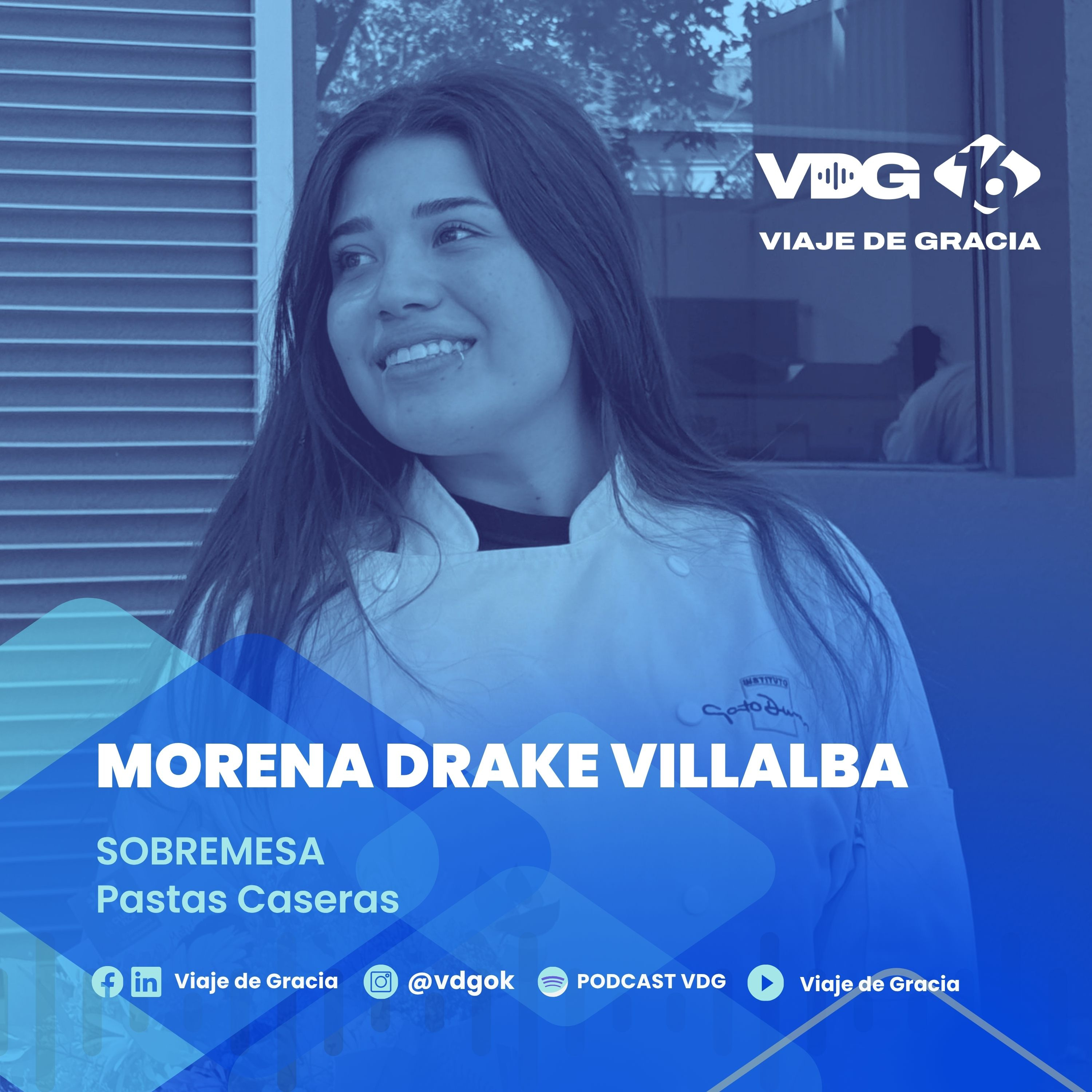 #621🎙️ MORENA DRAKE VILLALBA | SOBREMESA | Pastas Caseras Capacitarse, amasar, emprender, disfrutar episode artwork