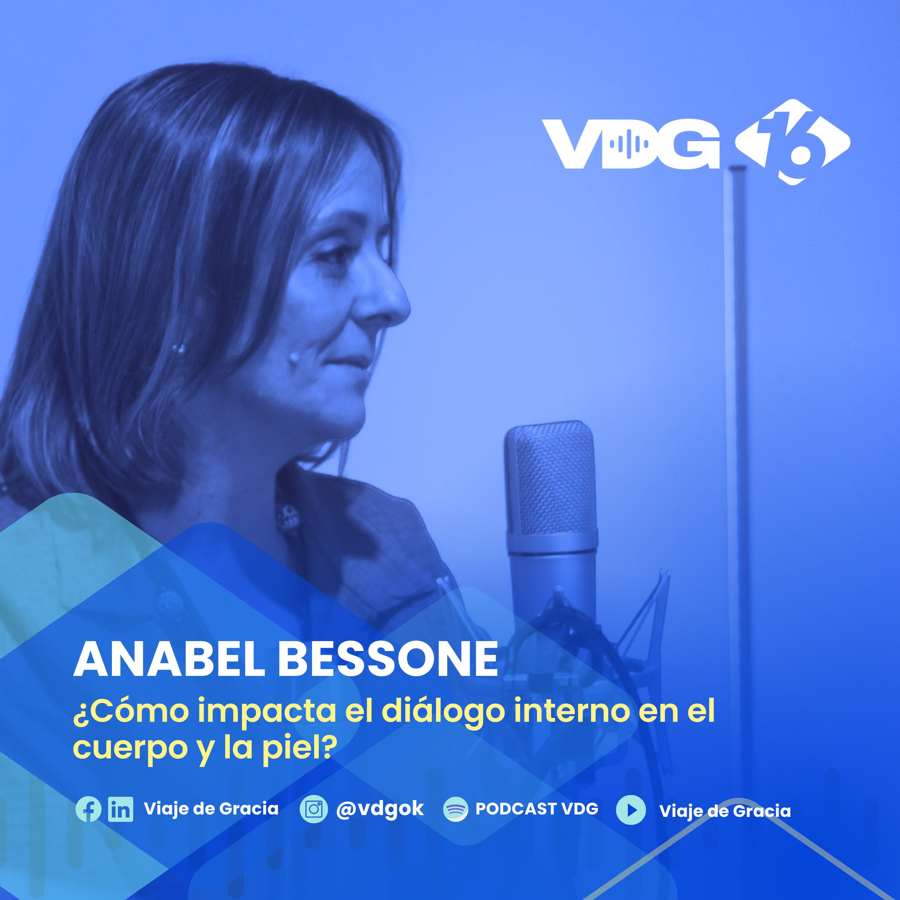 #633 🎙️ ANABEL BESSONE. | ¿Cómo impacta el diálogo interno en el cuerpo y la piel? episode artwork