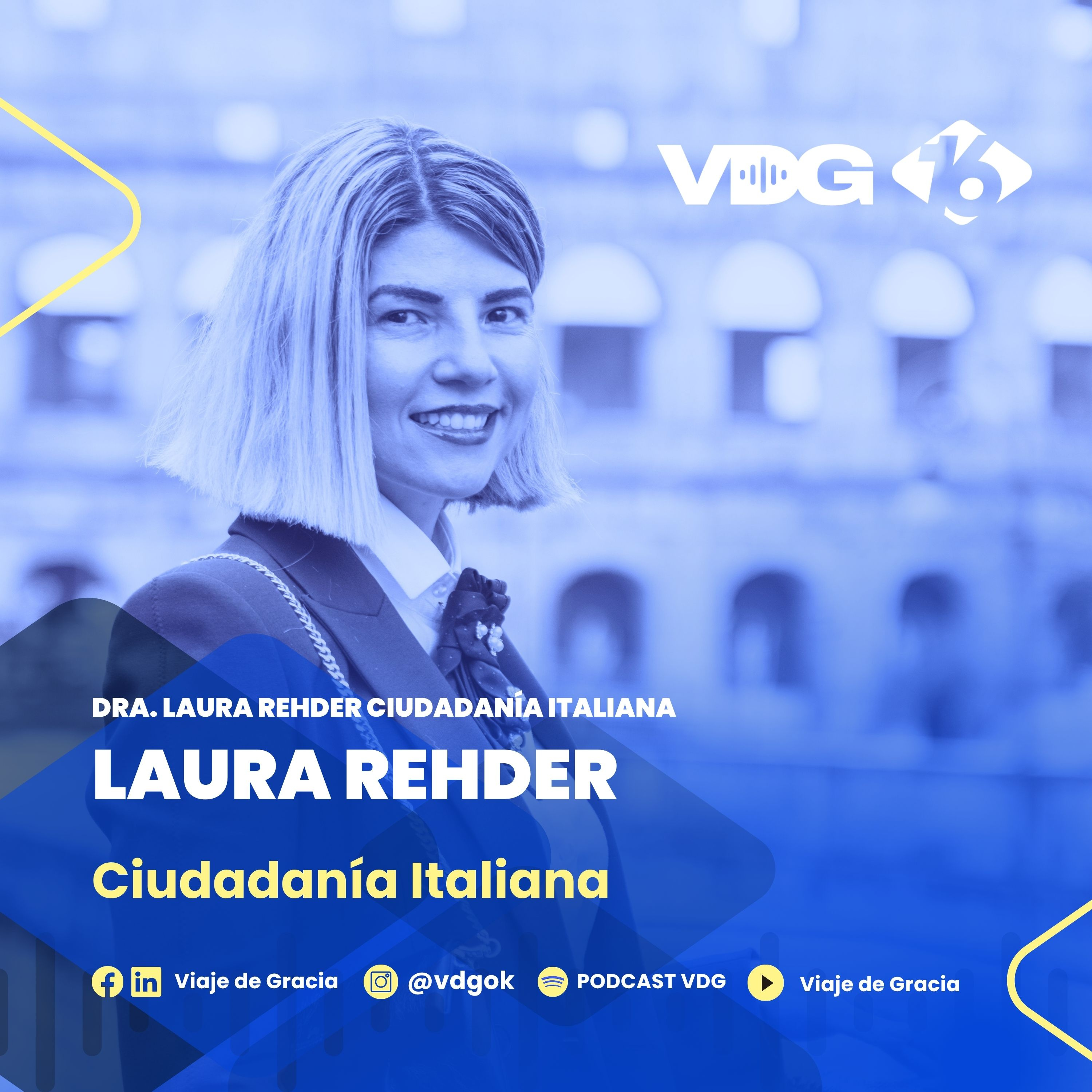 #649 🎙️ LAURA REHDER | Ciudadanía Italiana episode artwork