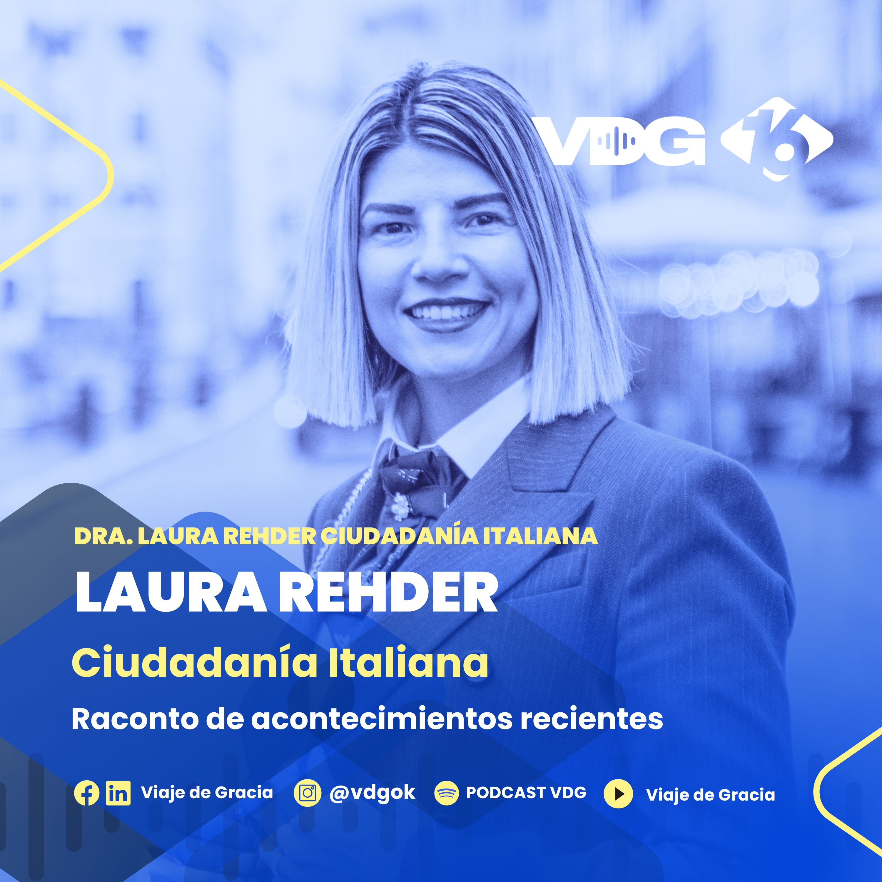 #665 🎙️ LAURA REHDER 🇮🇹 Ciudadanía Italiana episode artwork