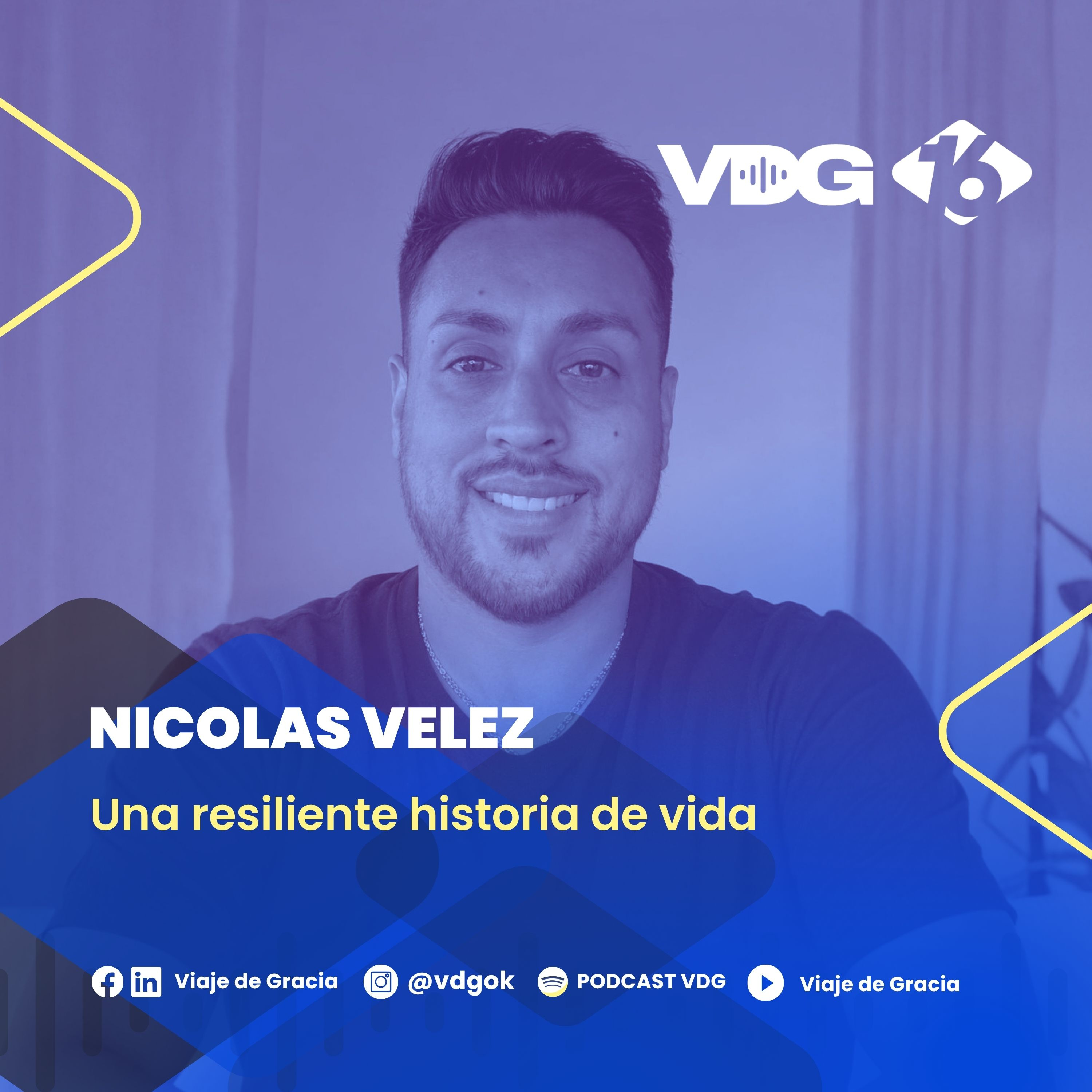 #667 🎙️ NICOLÁS VÉLEZ 💪 Una resiliente historia de vida episode artwork