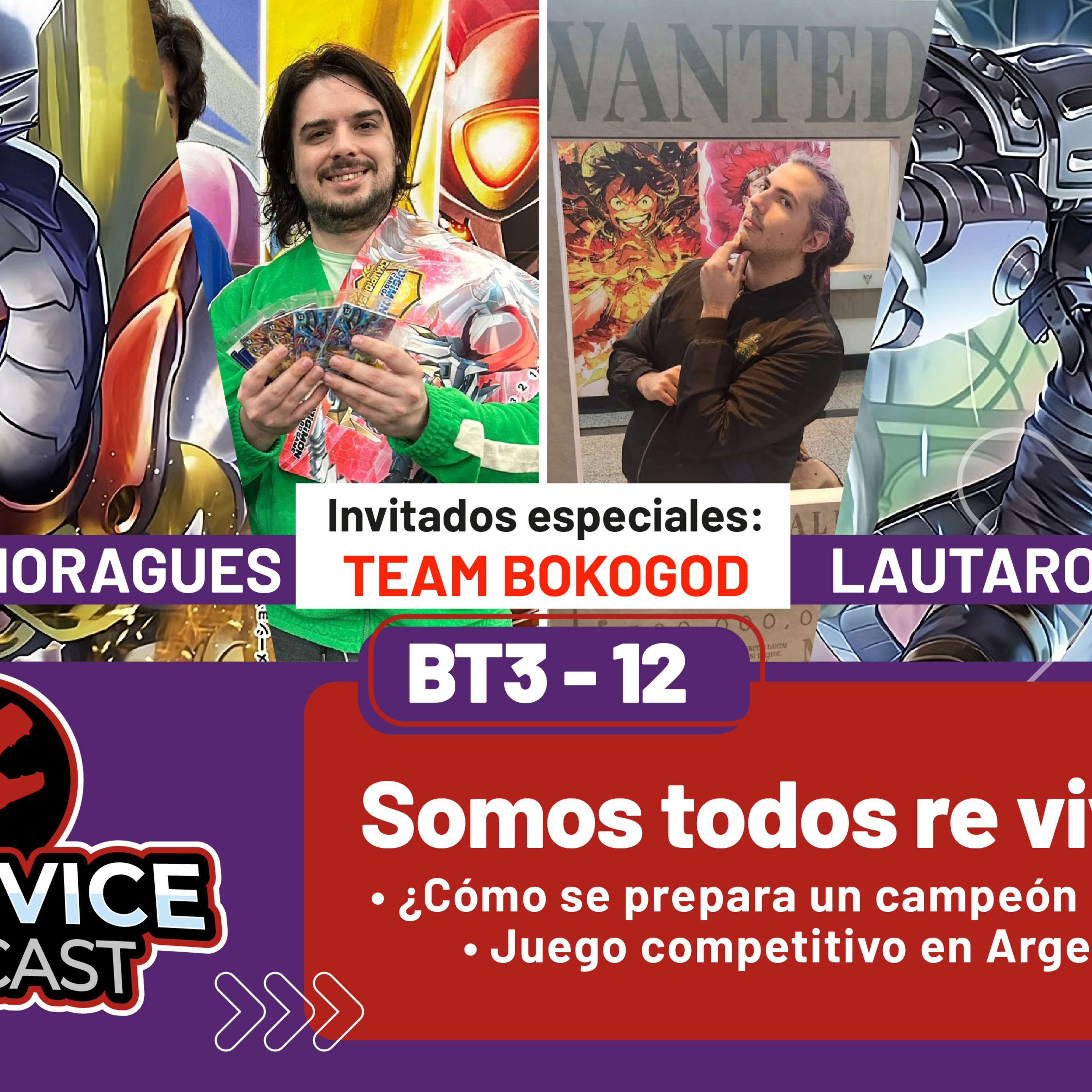 Pokevice Podcast BT3_12 - Somos todos re vividos - Campeones regionales Digimon TCG - TEAM BOKOGOD episode artwork