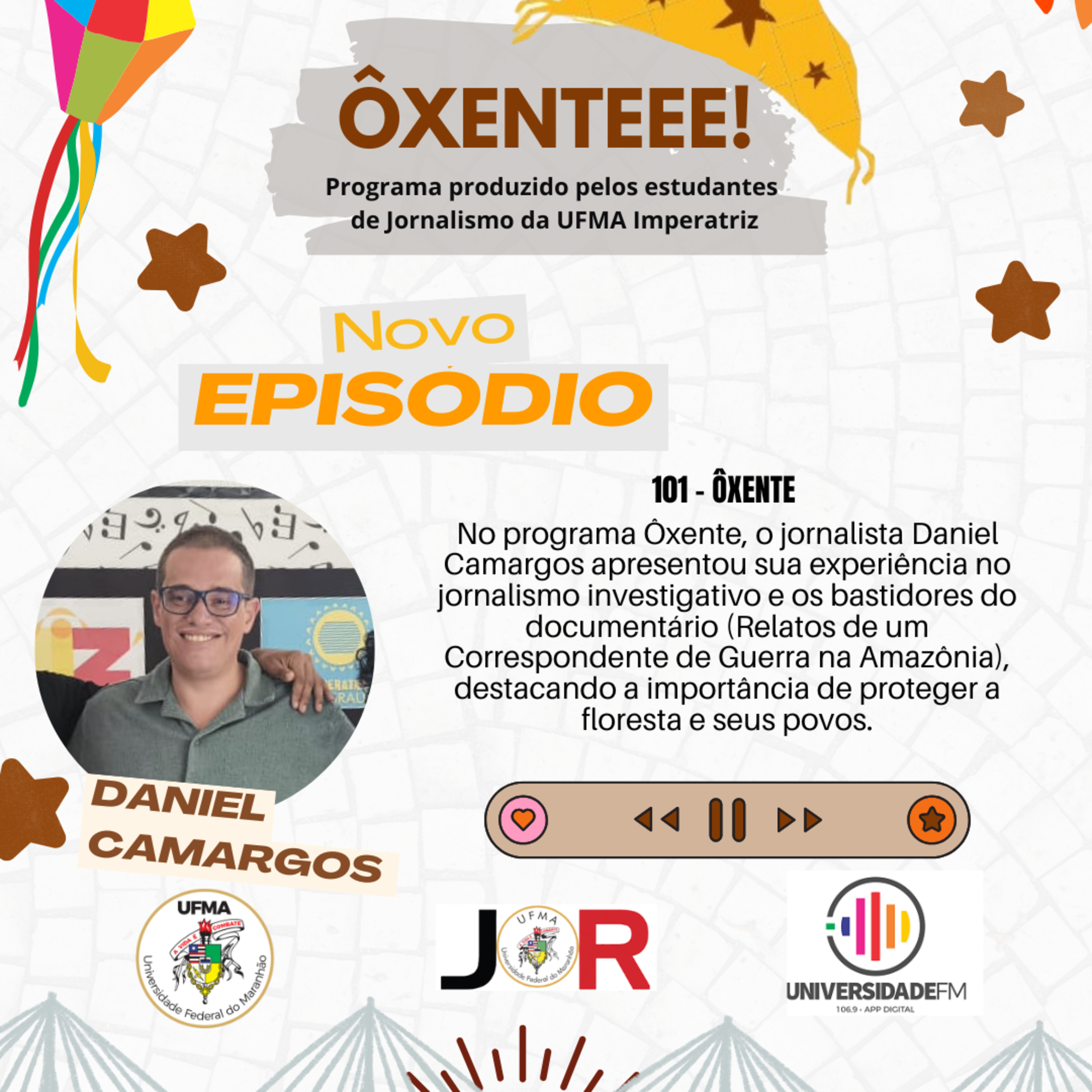 Ôxenteee (Episódio 101) – Daniel Camargos afirma que o papel do jornalista é expor a violência que vitimiza os povos originários  episode artwork