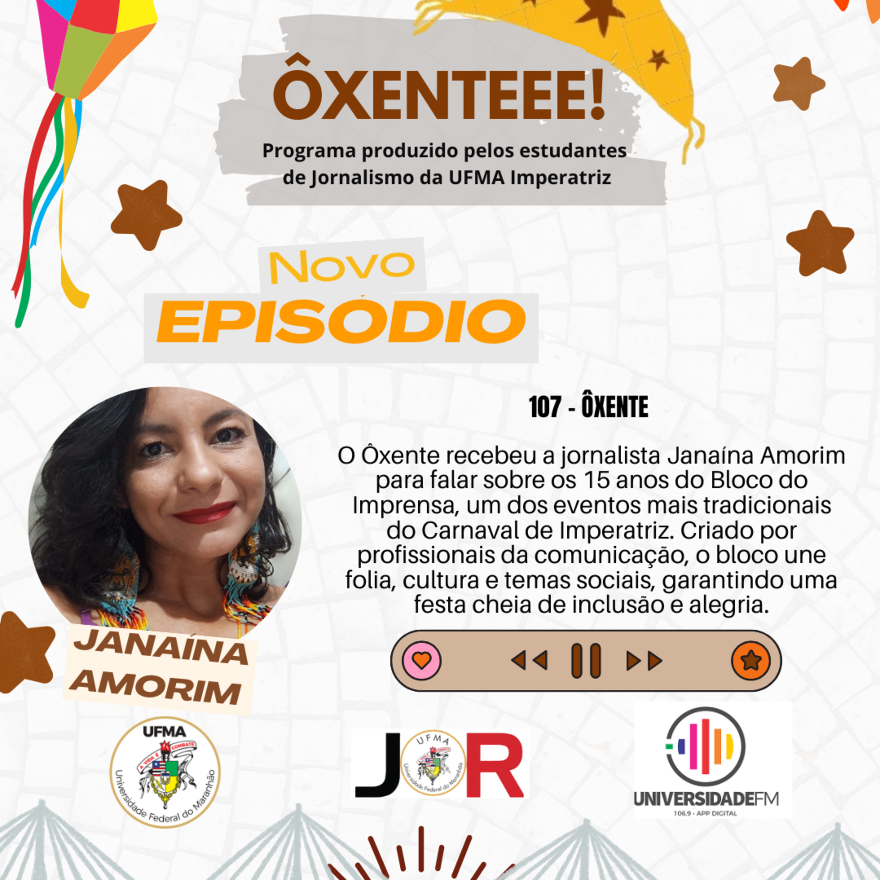 Ôxenteee (Episódio 107) – Vem aí o Bloco do Imprensa: o desfile será dia 22 de fevereiro  episode artwork