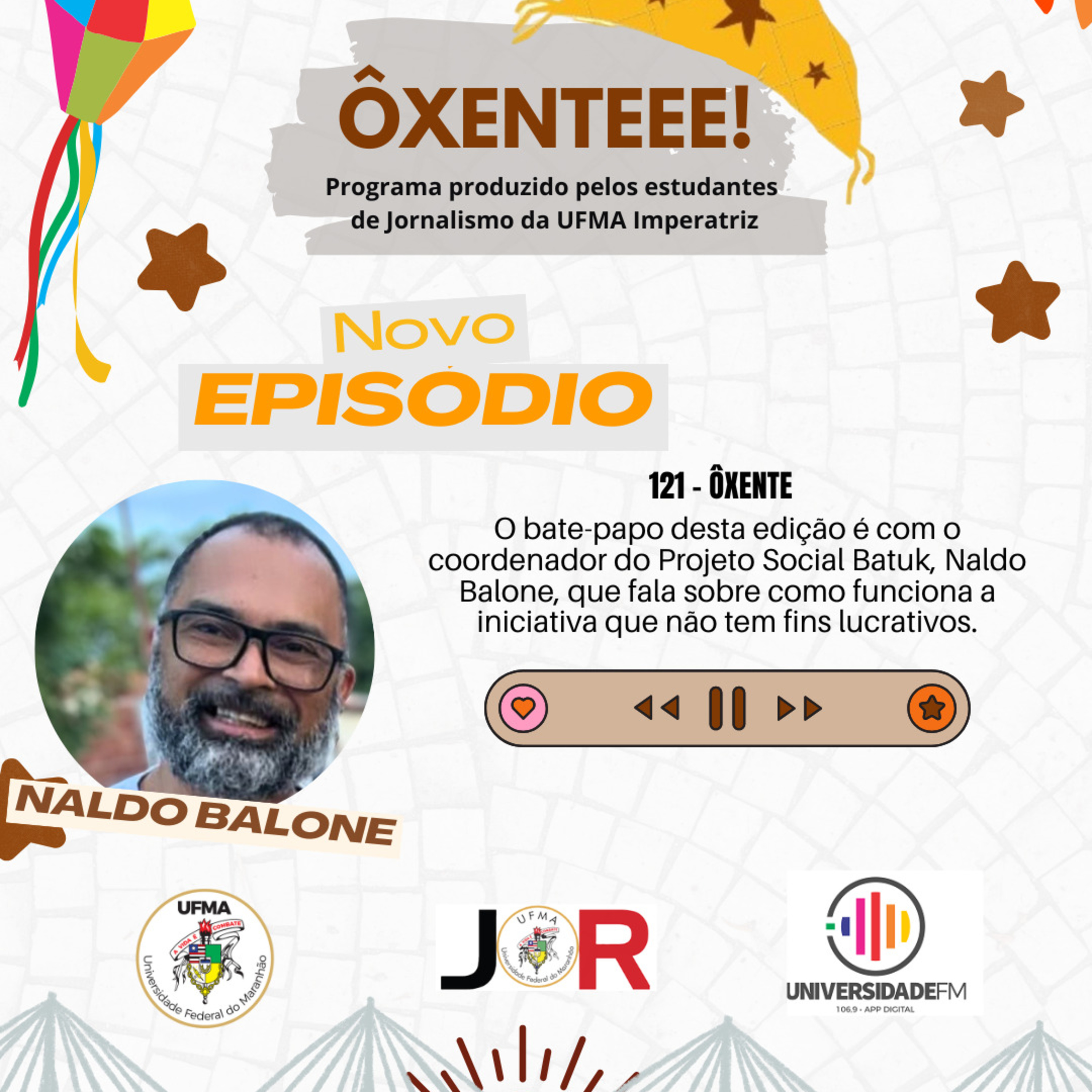 Ôxenteee (Episódio 121) – Projeto Batuk ajuda crianças e adolescentes em situações de vulnerabilidade ofertando cursos profissionalizantes e prática esportiva  episode artwork