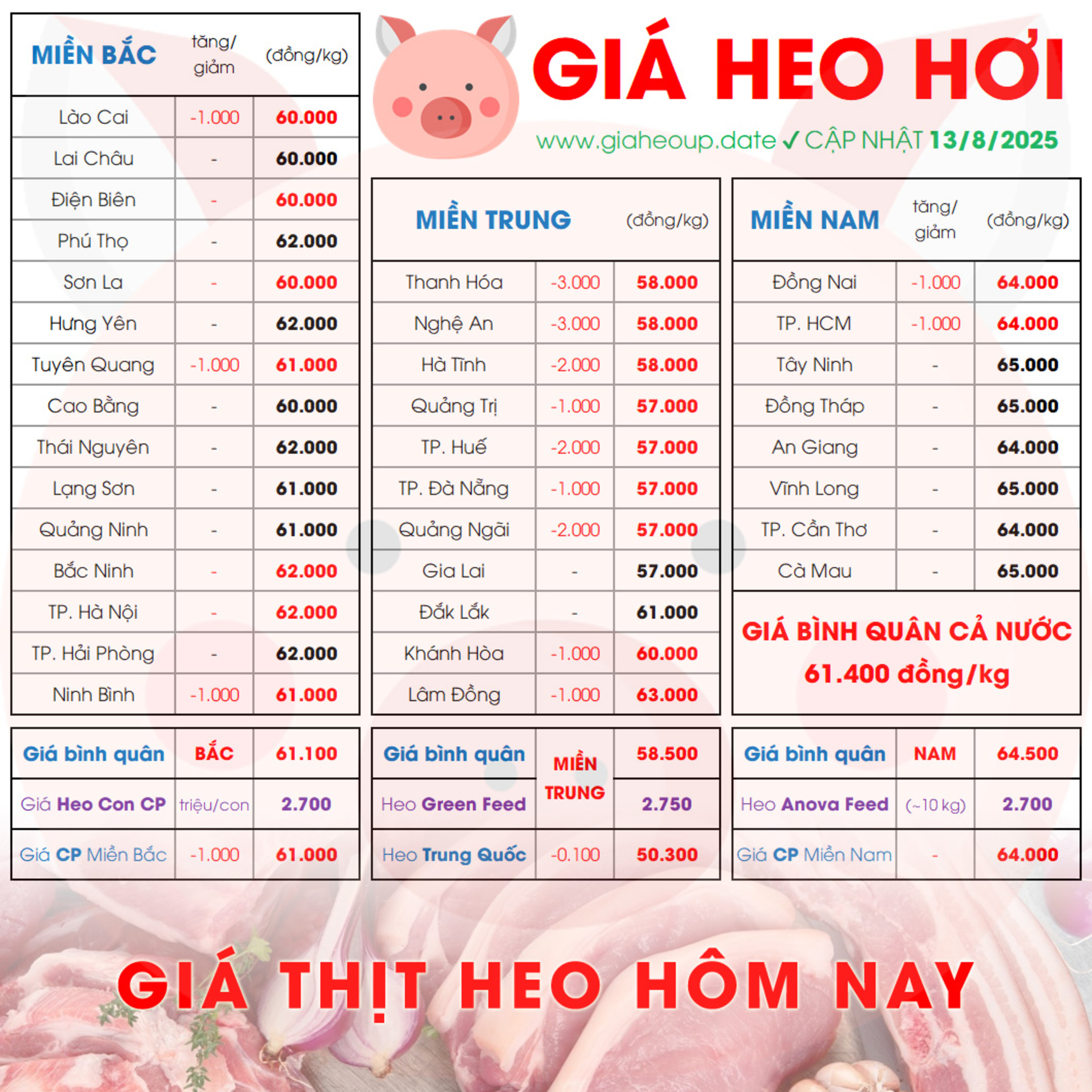 GIÁ LỢN HƠI 13/8/2025 ✅ GIÁ THỊT HEO HÔM NAY & TIN TỨC CHĂN NUÔI #GIAHEOHOI #ASF #DICHTAHEOCHAUPHI episode artwork