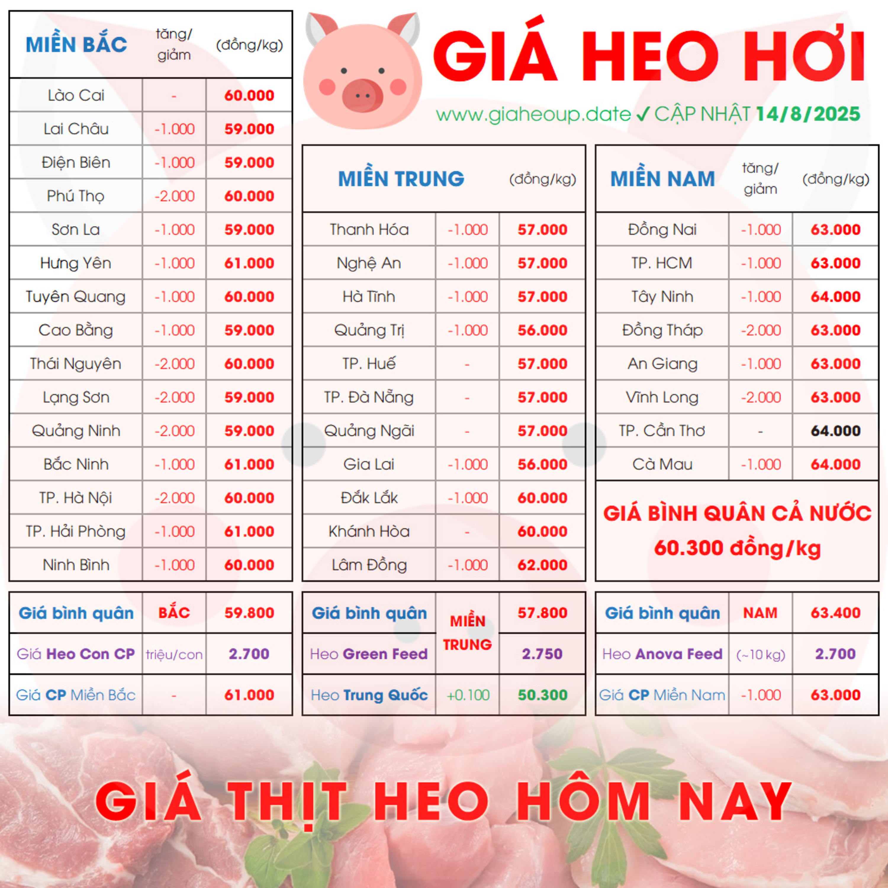 GIÁ HEO HƠI 14/8/2025 ✅ GIÁ THỊT LỢN HÔM NAY & TIN TỨC CHĂN NUÔI #GIAHEOHOI #ASF #DICHTAHEOCHAUPHI episode artwork