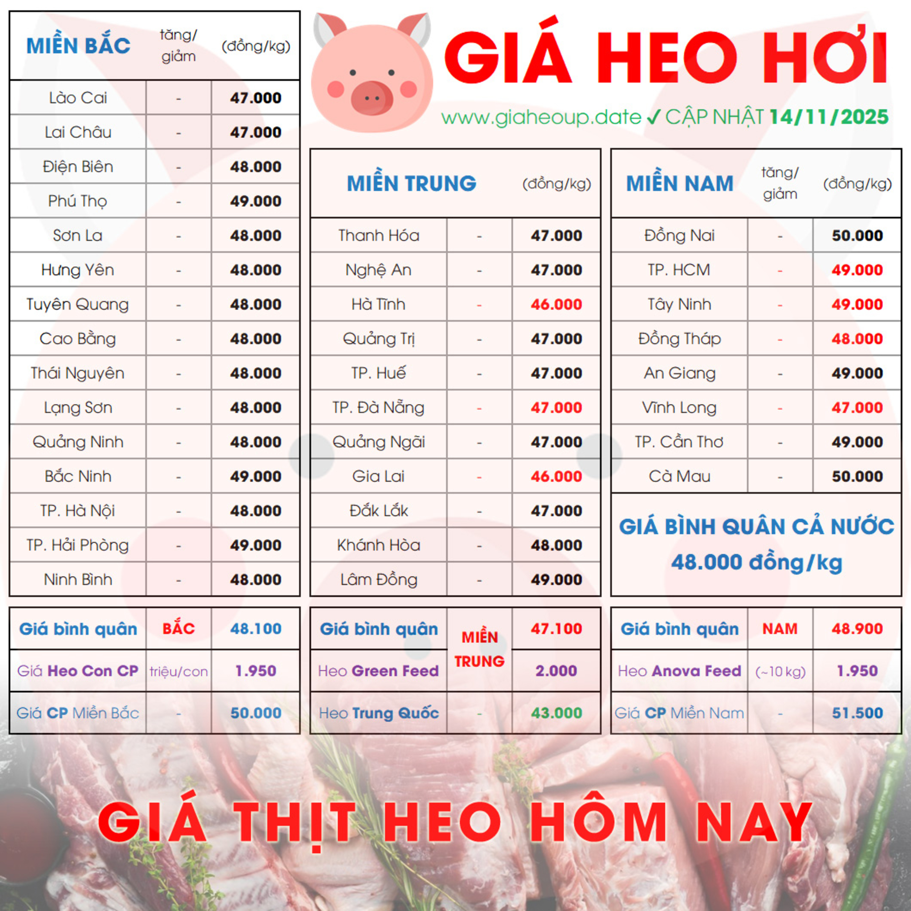 GIÁ LỢN HƠI 14/11/2025 ✅ GIÁ THỊT HEO HÔM NAY & TIN TỨC CHĂN NUÔI #GIAHEOHOI #ASF #DICHTAHEOCHAUPHI episode artwork