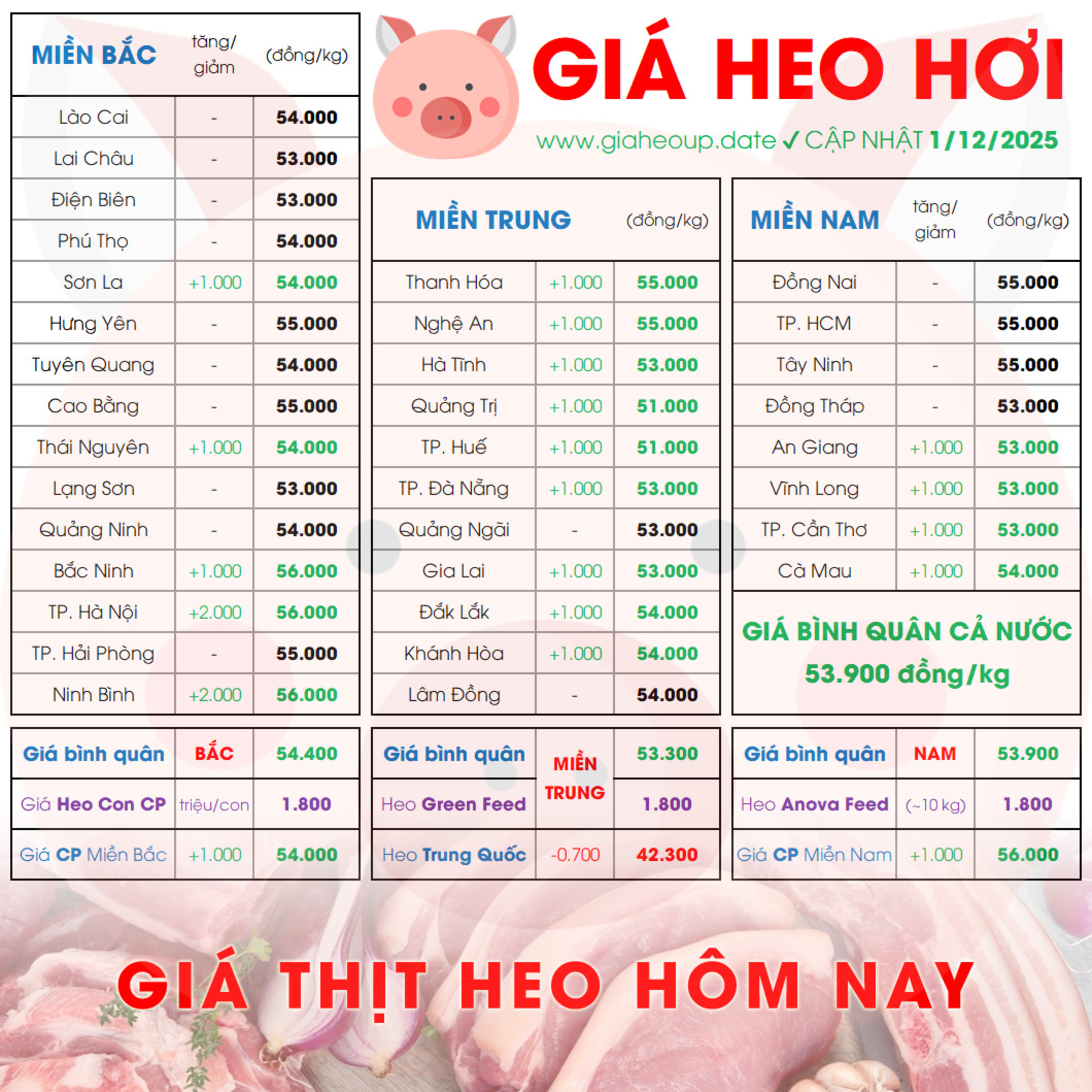 GIÁ HEO HƠI 1/12/2025 ✅ GIÁ THỊT LỢN HÔM NAY & TIN TỨC CHĂN NUÔI #GIAHEOHOI #DICHTAHEOCHAUPHI #ASF episode artwork