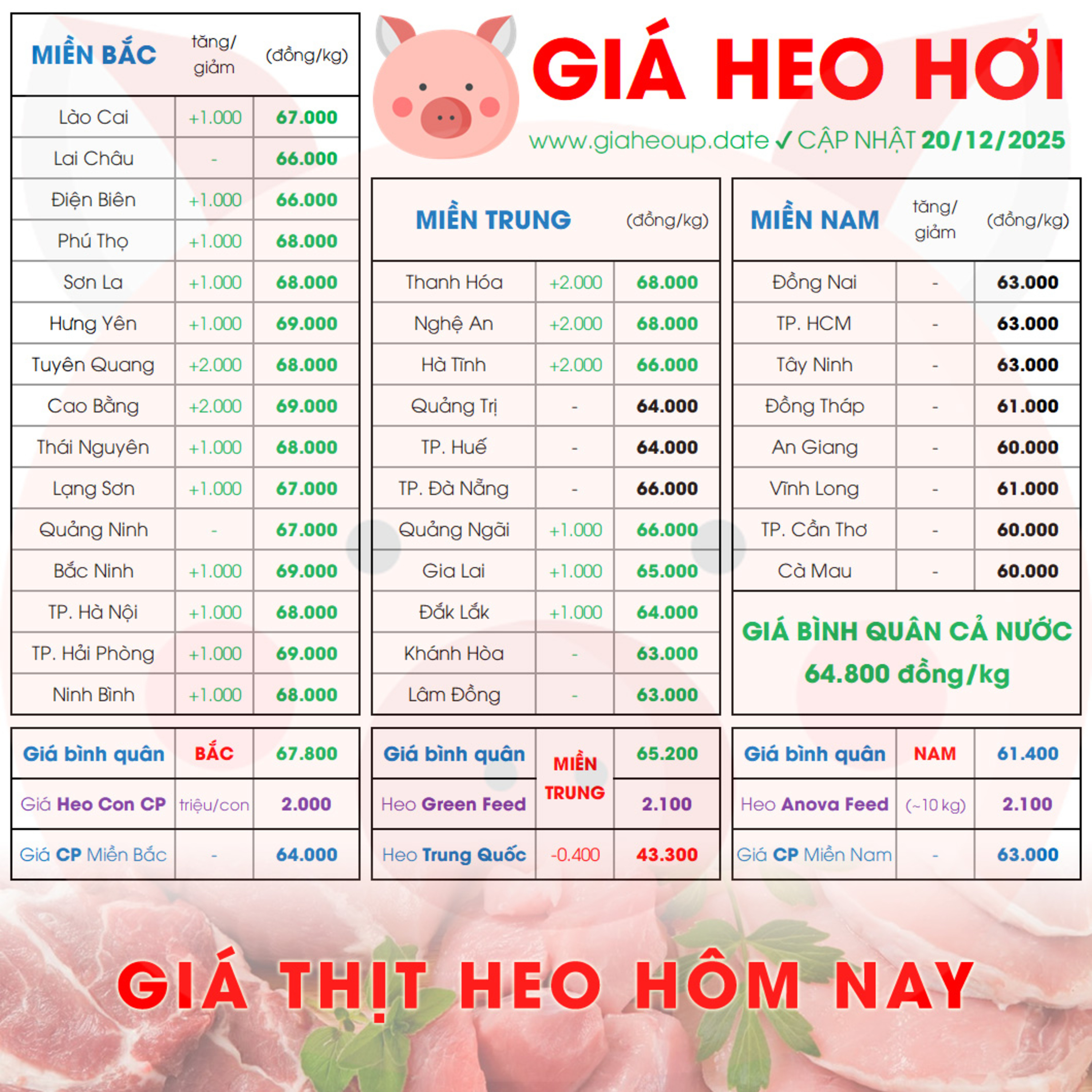 GIÁ LỢN HƠI 20/12/2025 ✅ GIÁ THỊT HEO HÔM NAY & TIN TỨC CHĂN NUÔI #GIAHEOHOI #GIATHITHEO #TET2026 episode artwork