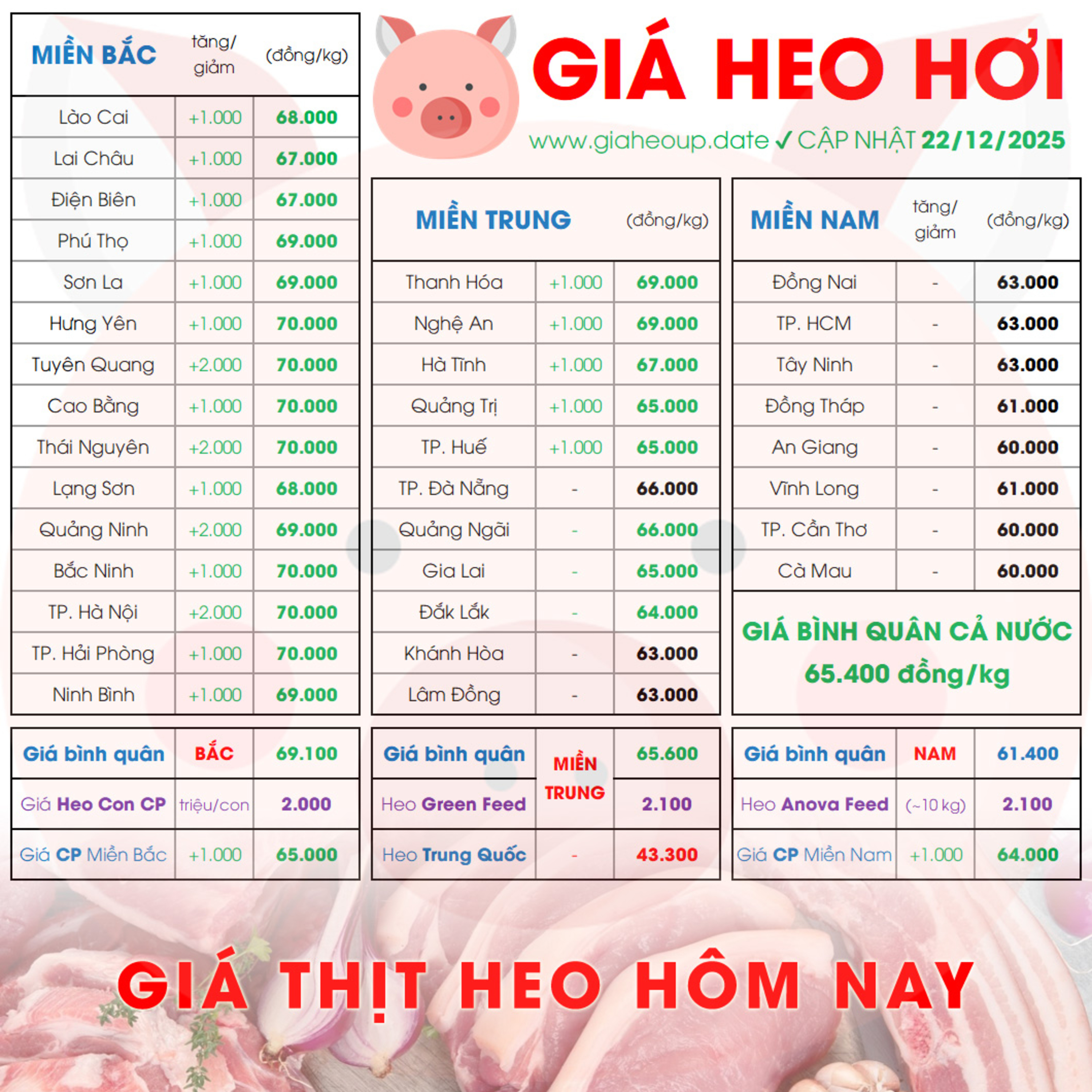 GIÁ LỢN HƠI 22/12/2025 ✅ GIÁ THỊT HEO HÔM NAY & TIN TỨC CHĂN NUÔI #GIAHEOHOI #GIATHITHEO #TET2026 episode artwork