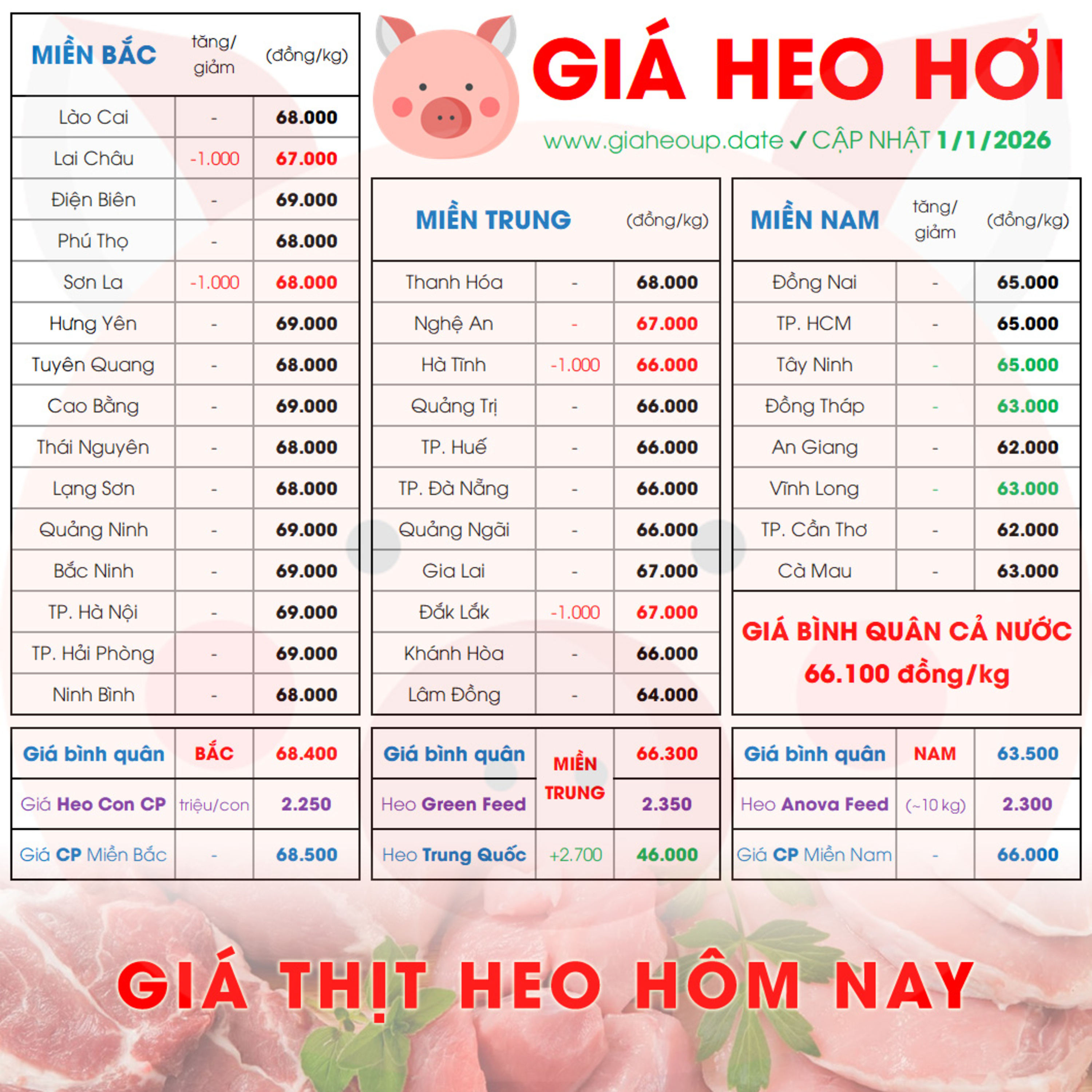 GIÁ HEO HƠI 1/1/2026 ✅ GIÁ THỊT LỢN & TIN TỨC CHĂN NUÔI #GIAHEOHOI #GIATHITHEO #GIAHEOUPDATE episode artwork