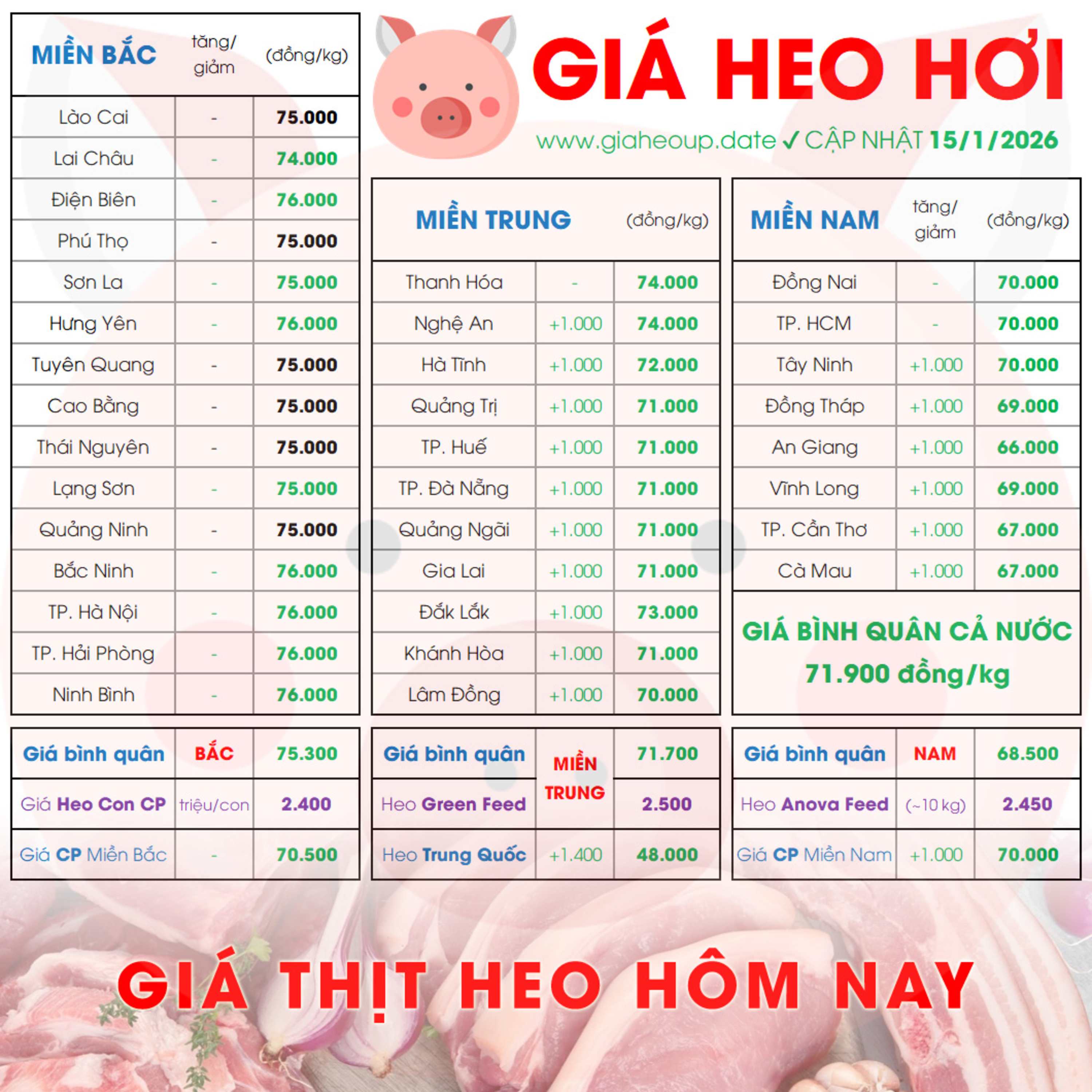 GIÁ HEO HƠI 15/1/2026 ✅ GIÁ THỊT LỢN & TIN TỨC CHĂN NUÔI #GIAHEOHOI #GIATHITHEO #GIAHEOUPDATE episode artwork