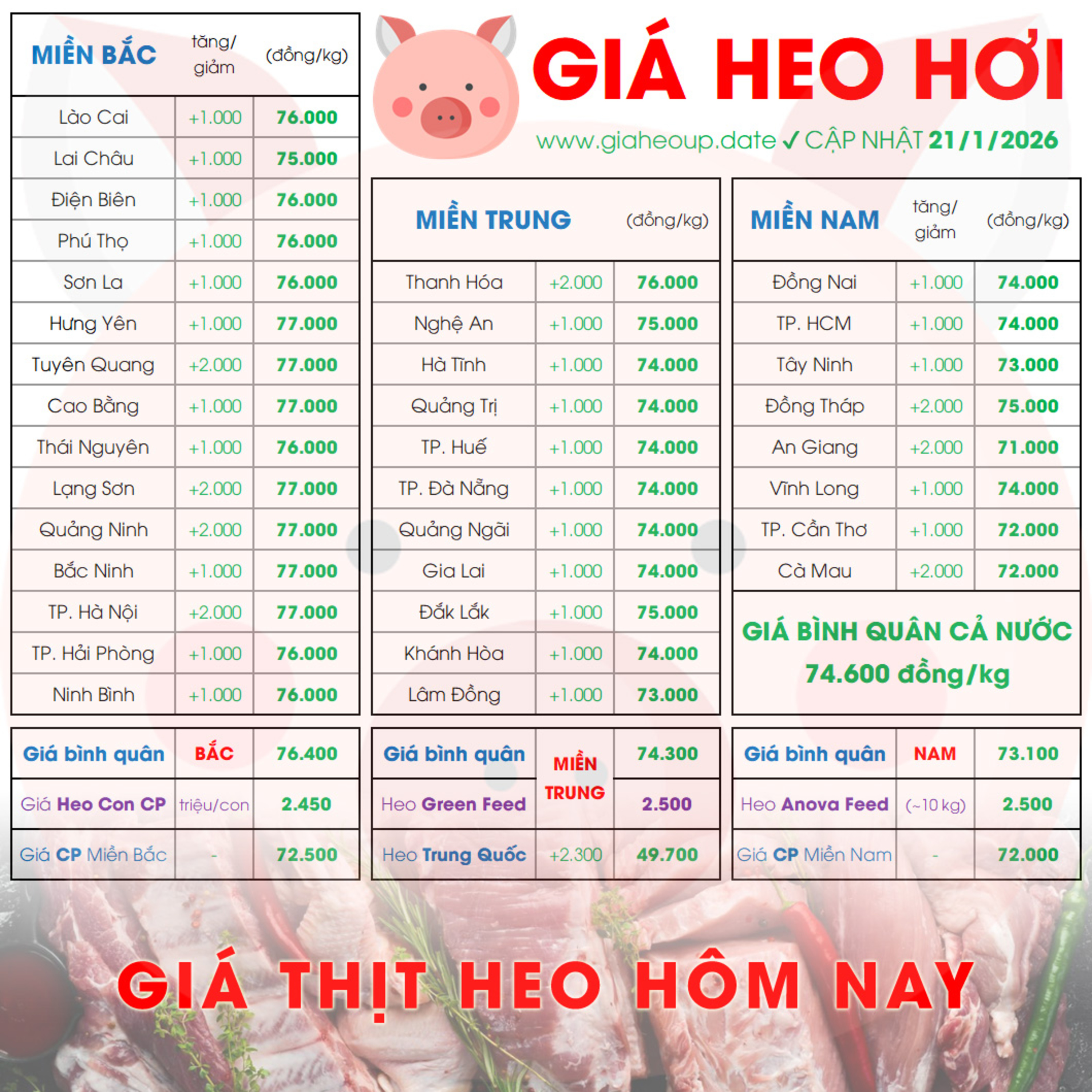GIÁ HEO HƠI 21/1/2026 ✅ GIÁ THỊT LỢN & TIN TỨC CHĂN NUÔI #GIAHEOHOI #GIATHITHEO #GIAHEOUPDATE episode artwork