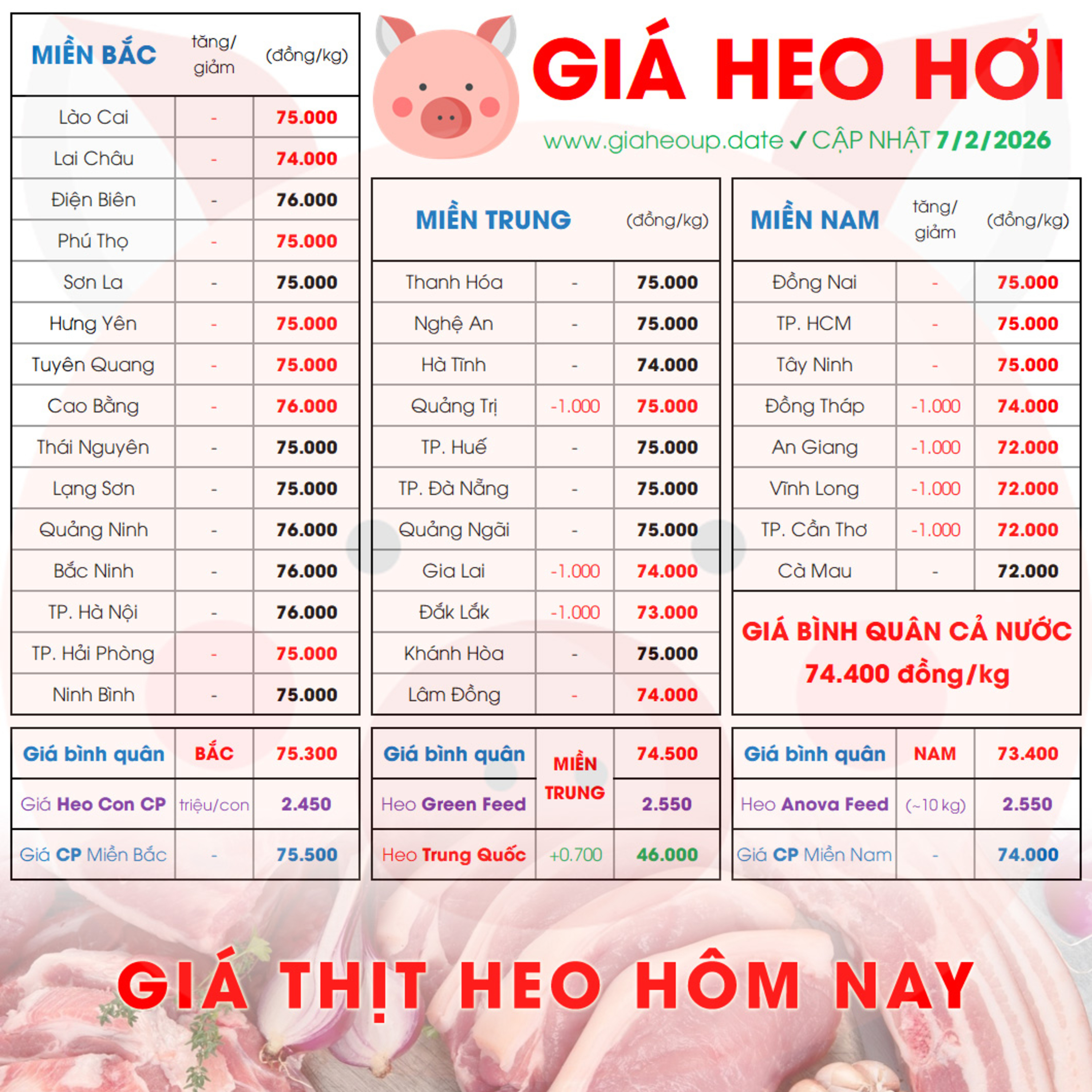 GIÁ LỢN HƠI 7/2/2026 ✅ GIÁ THỊT HEO HÔM NAY & TIN TỨC CHĂN NUÔI #GIAHEOHOI #GIATHITHEO #TET2026 episode artwork