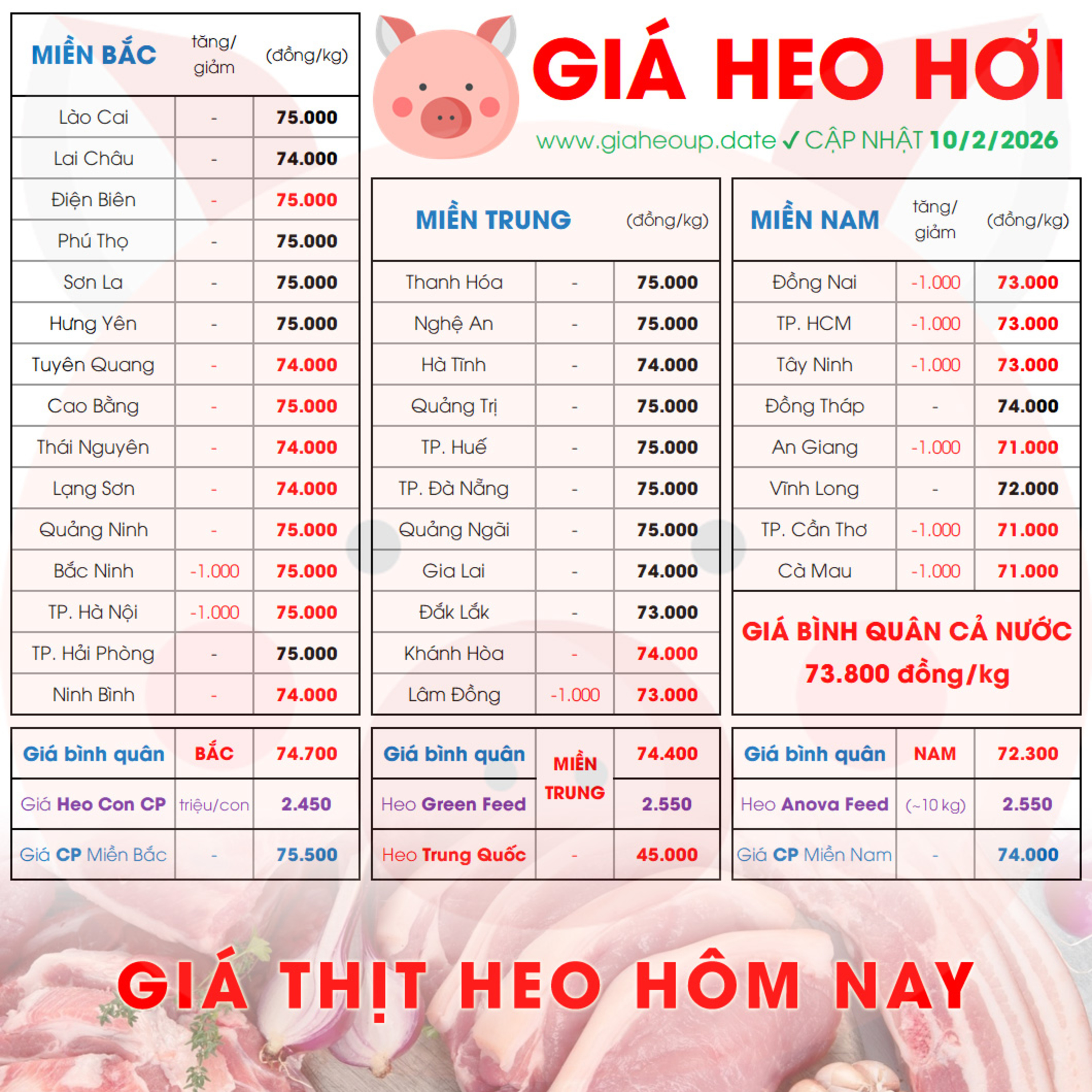 GIÁ HEO HƠI 10/2/2026 ✅ GIÁ THỊT LỢN & TIN TỨC CHĂN NUÔI #GIAHEOHOI #GIATHITHEO #GIAHEOUPDATE episode artwork