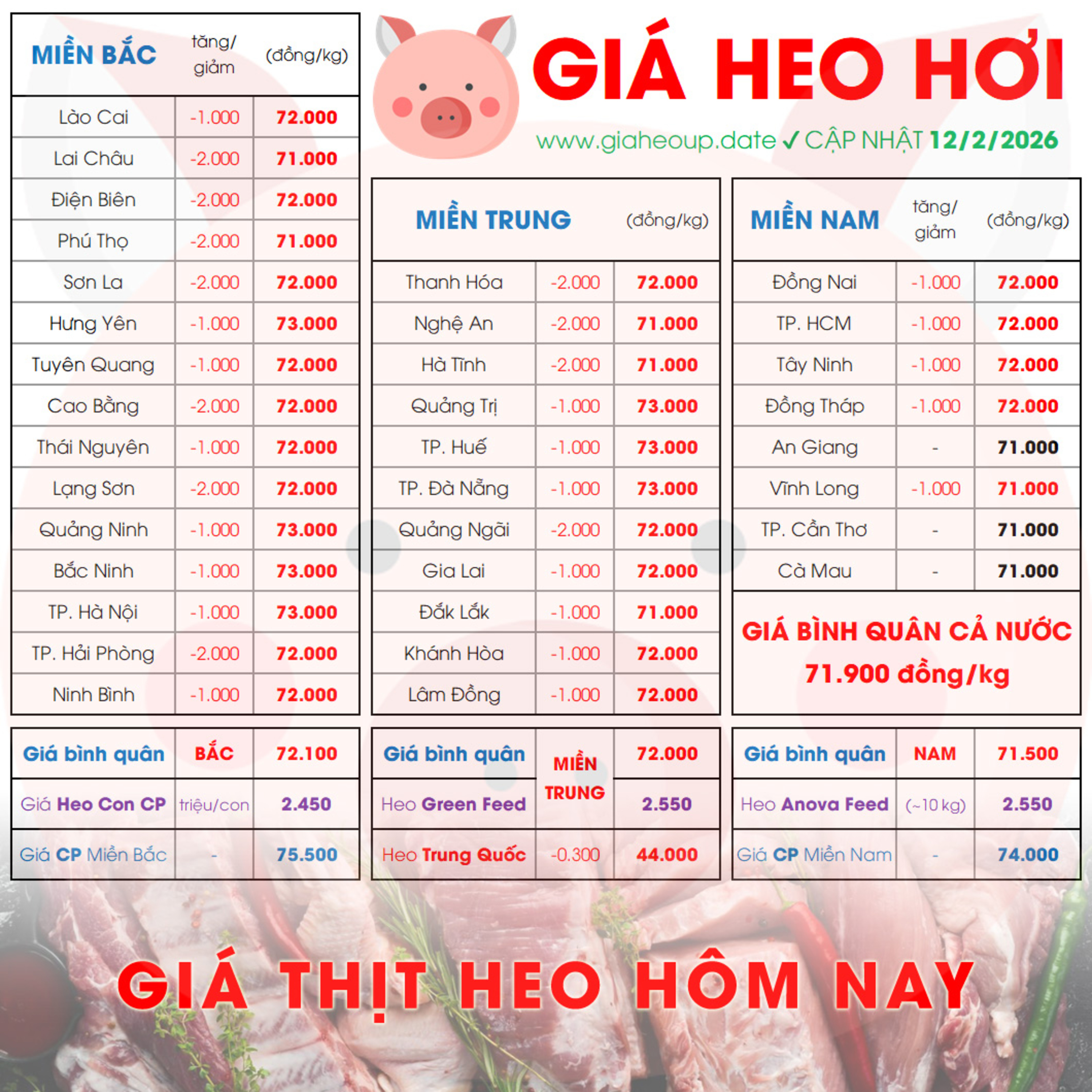 GIÁ HEO HƠI 12/2/2026 ✅ GIÁ THỊT LỢN & TIN TỨC CHĂN NUÔI #GIAHEOHOI #GIATHITHEO #GIAHEOUPDATE episode artwork