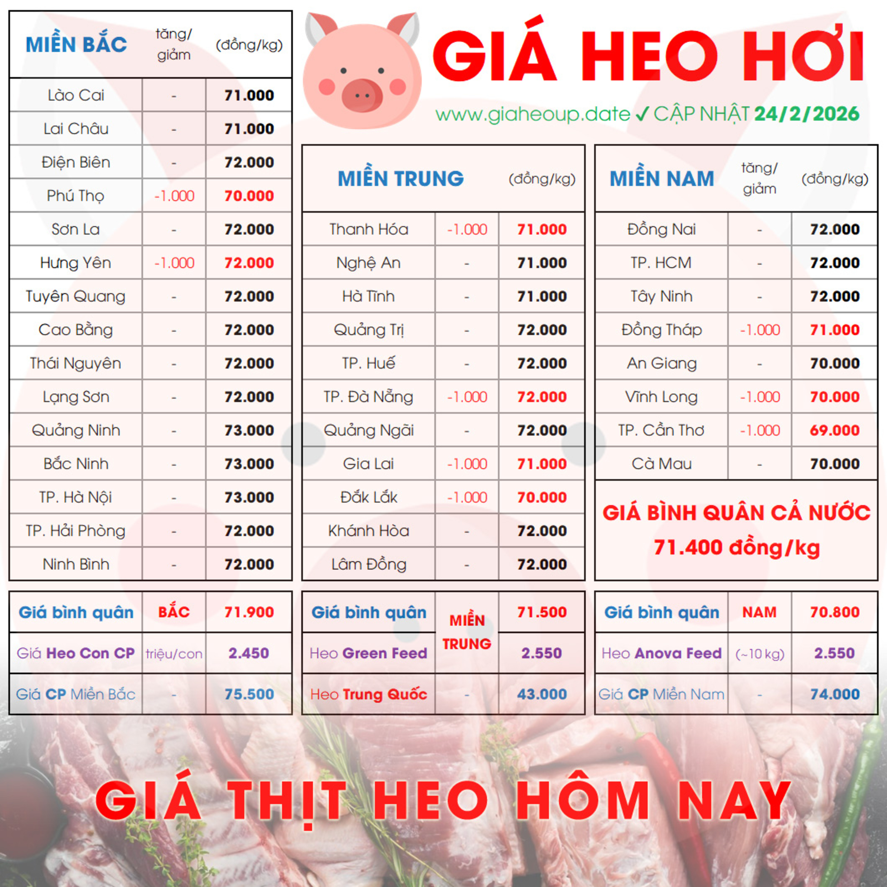 GIÁ HEO HƠI 24/2/2026 ✅ GIÁ THỊT LỢN & TIN TỨC CHĂN NUÔI #GIAHEOHOI #GIATHITHEO #GIAHEOUPDATE episode artwork