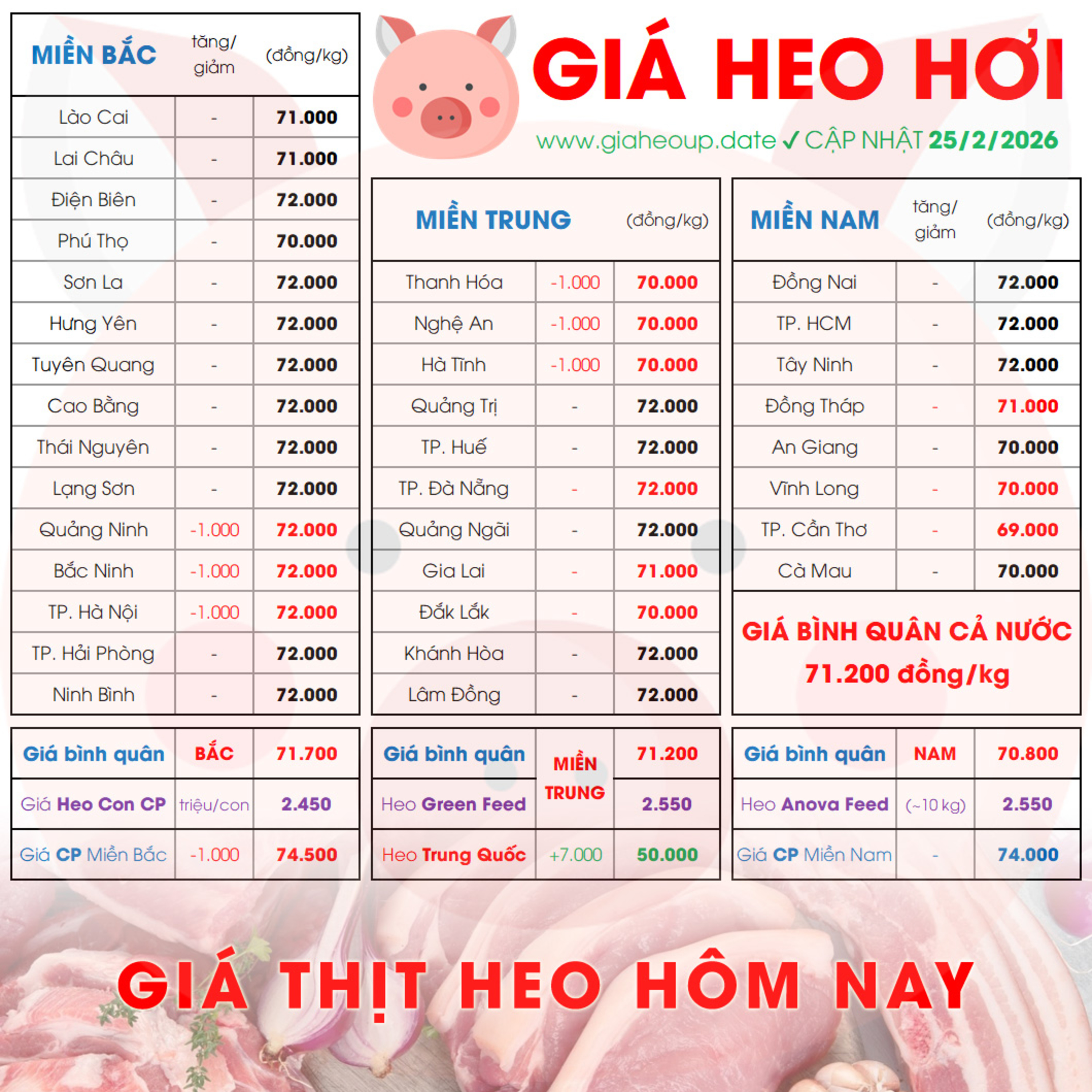 GIÁ LỢN HƠI 25/2/2026 ✅ GIÁ THỊT HEO HÔM NAY & TIN TỨC CHĂN NUÔI #GIAHEOHOI #GIATHITHEO #TET2026 episode artwork