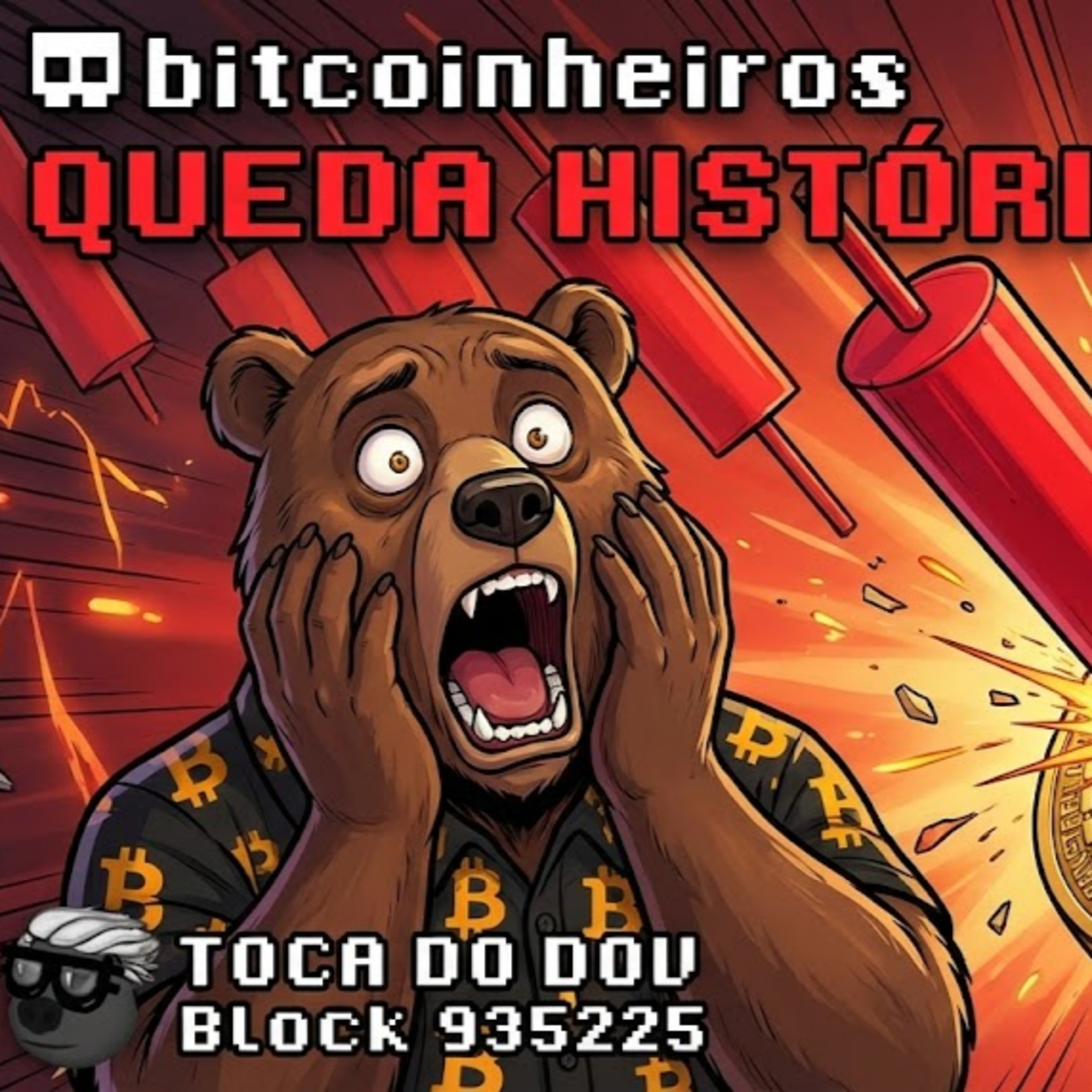 A maior queda da história do Bitcoin 😨😱