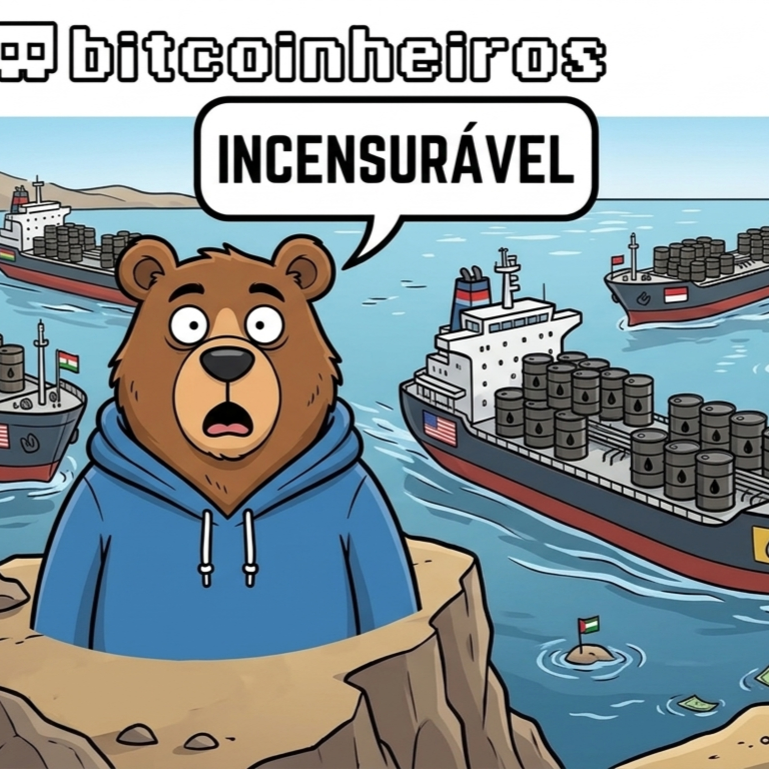 LIVE NA TOCA - Irã exige Bitcoin e mais!