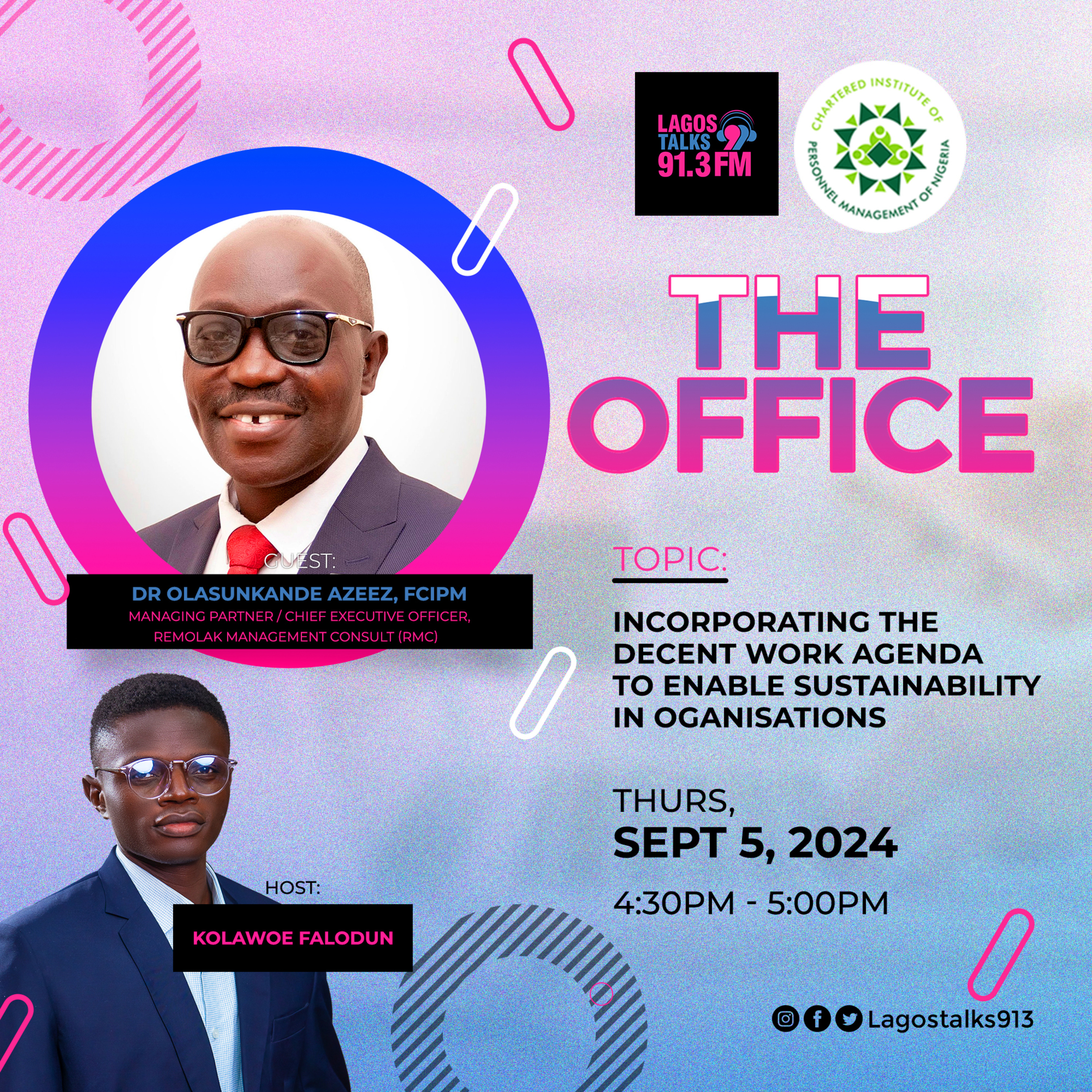 The Office: Incorporating the Decent Work Agenda to Enable Sustainability in Organisations