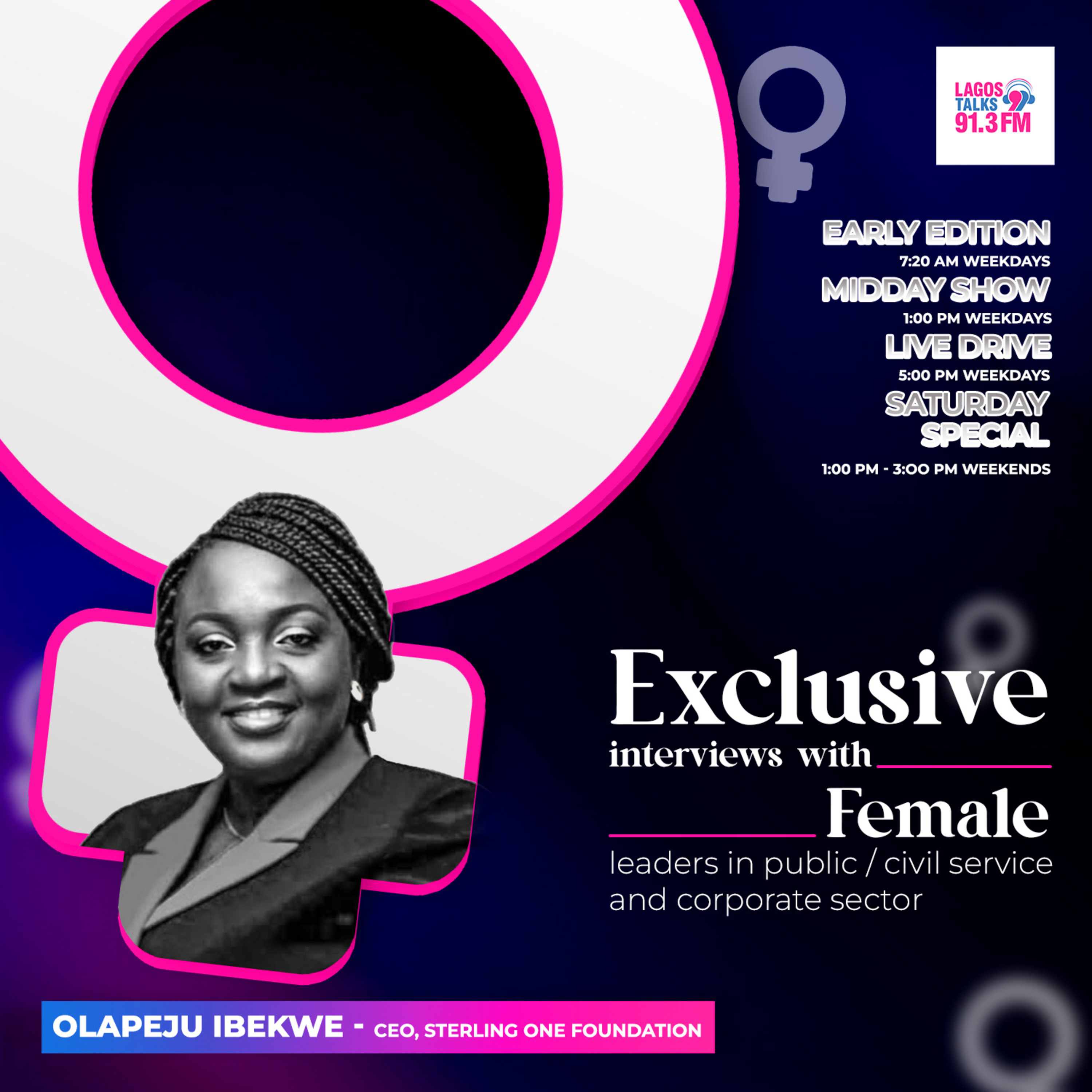 International Women's Day Series 2025 With Olapeju Ibikwe, CEO of Sterling One Foundation