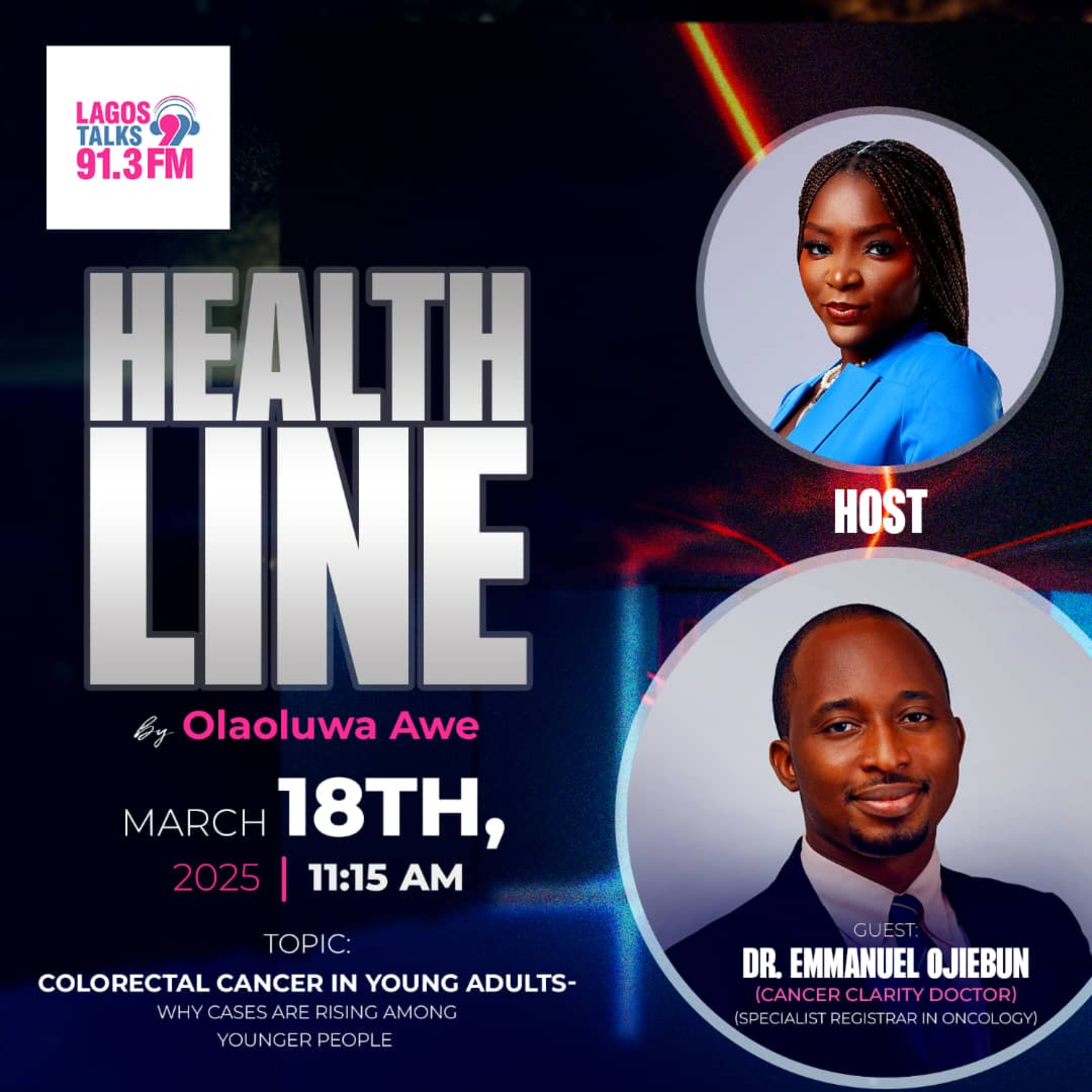 Healthline on Colorectal Cancer in Young Adults with Dr. Emmanuel Ojiebun