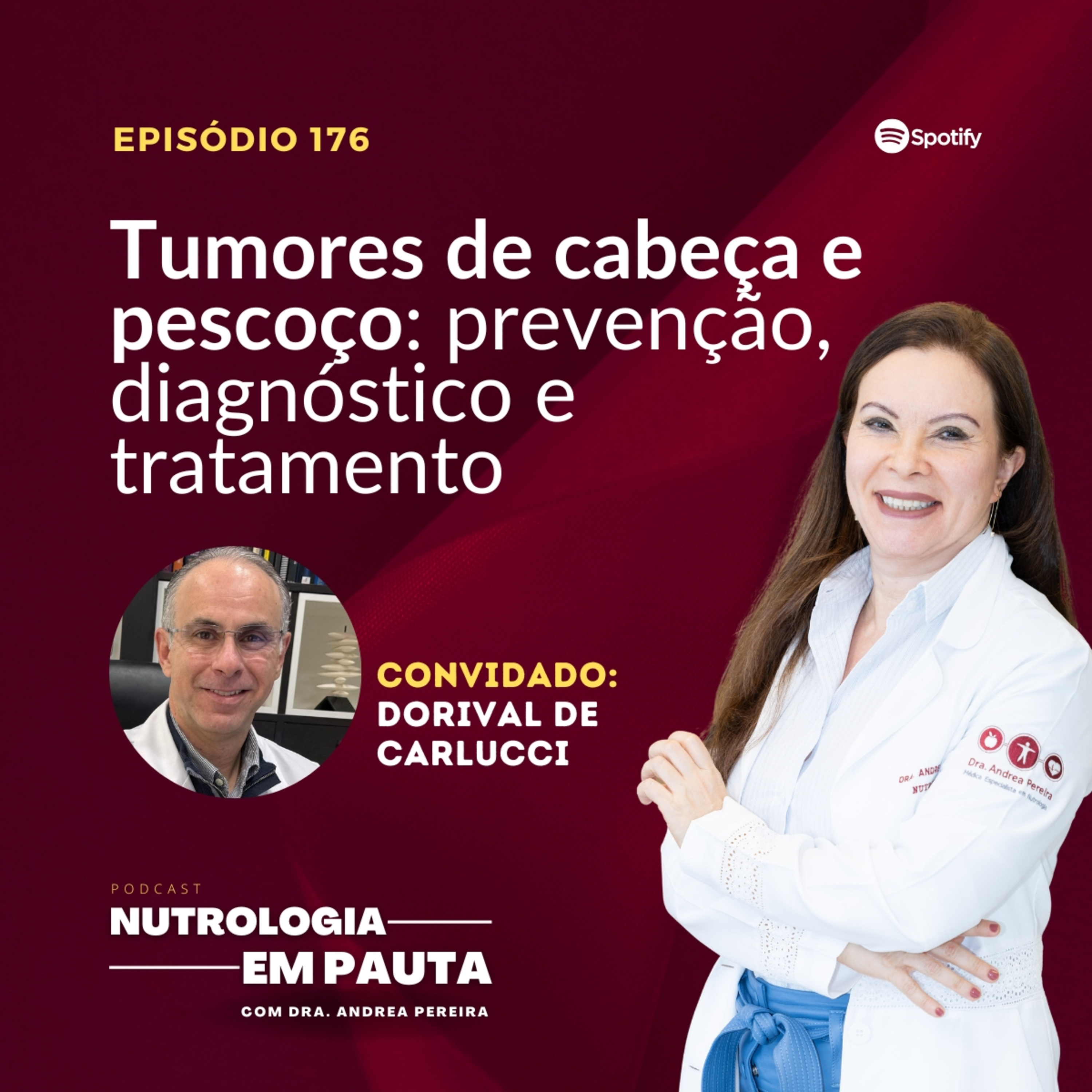 Nutrologia em Pauta #176: Tumores de cabeça e pescoço (prevenção, diagnóstico e tratamento) episode artwork