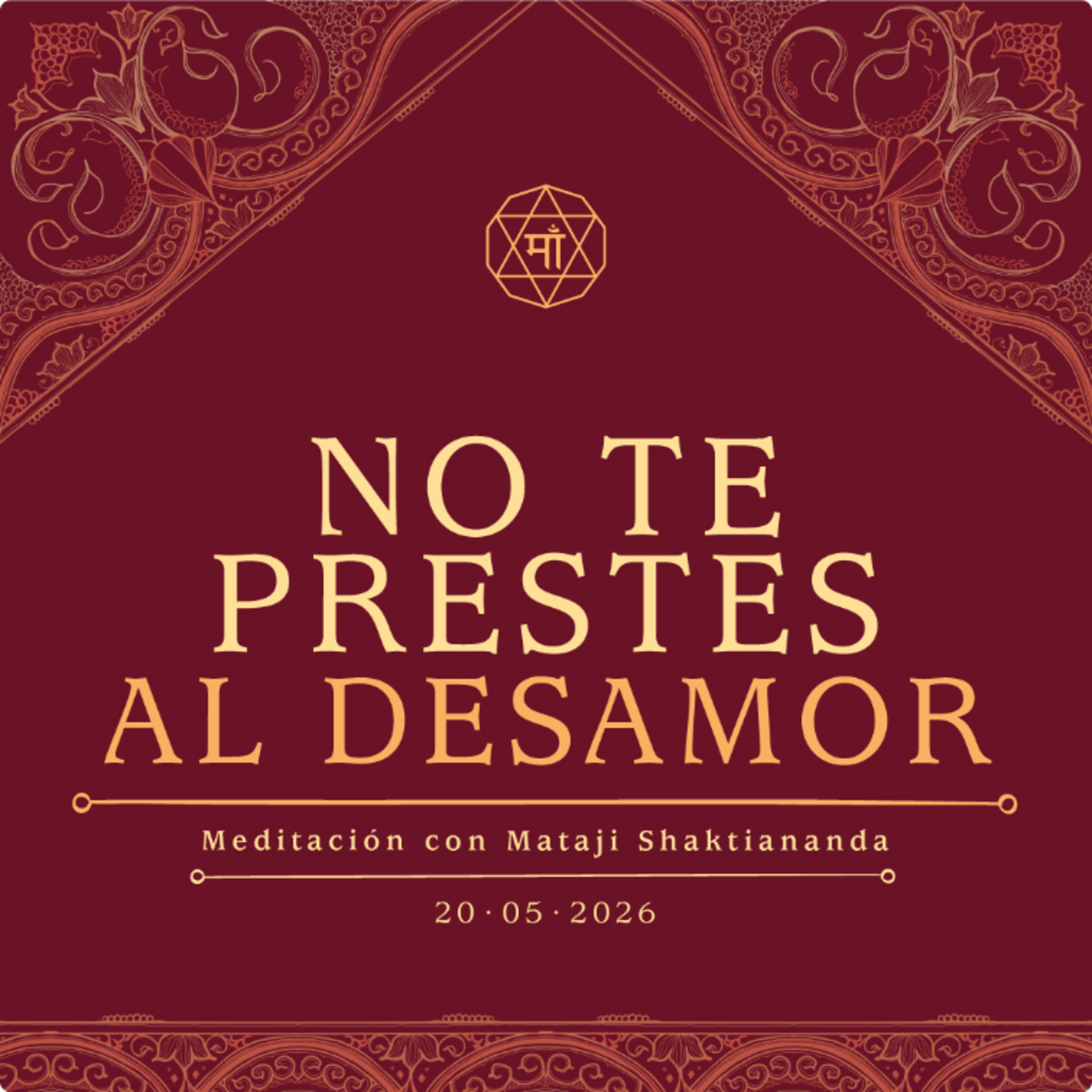 No te prestes al desamor 