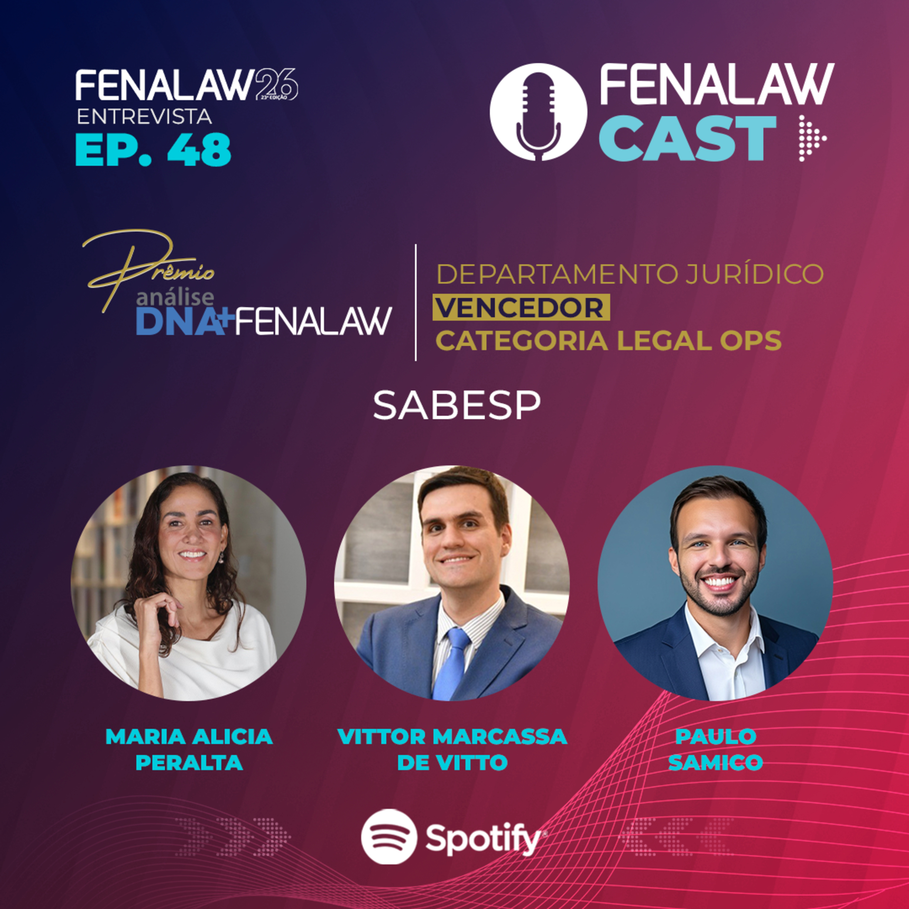 Sabesp - Vencedor Dep. Jurídico na categoria Legal Ops do 4º Prêmio Análise DNA+ Fenalaw episode artwork