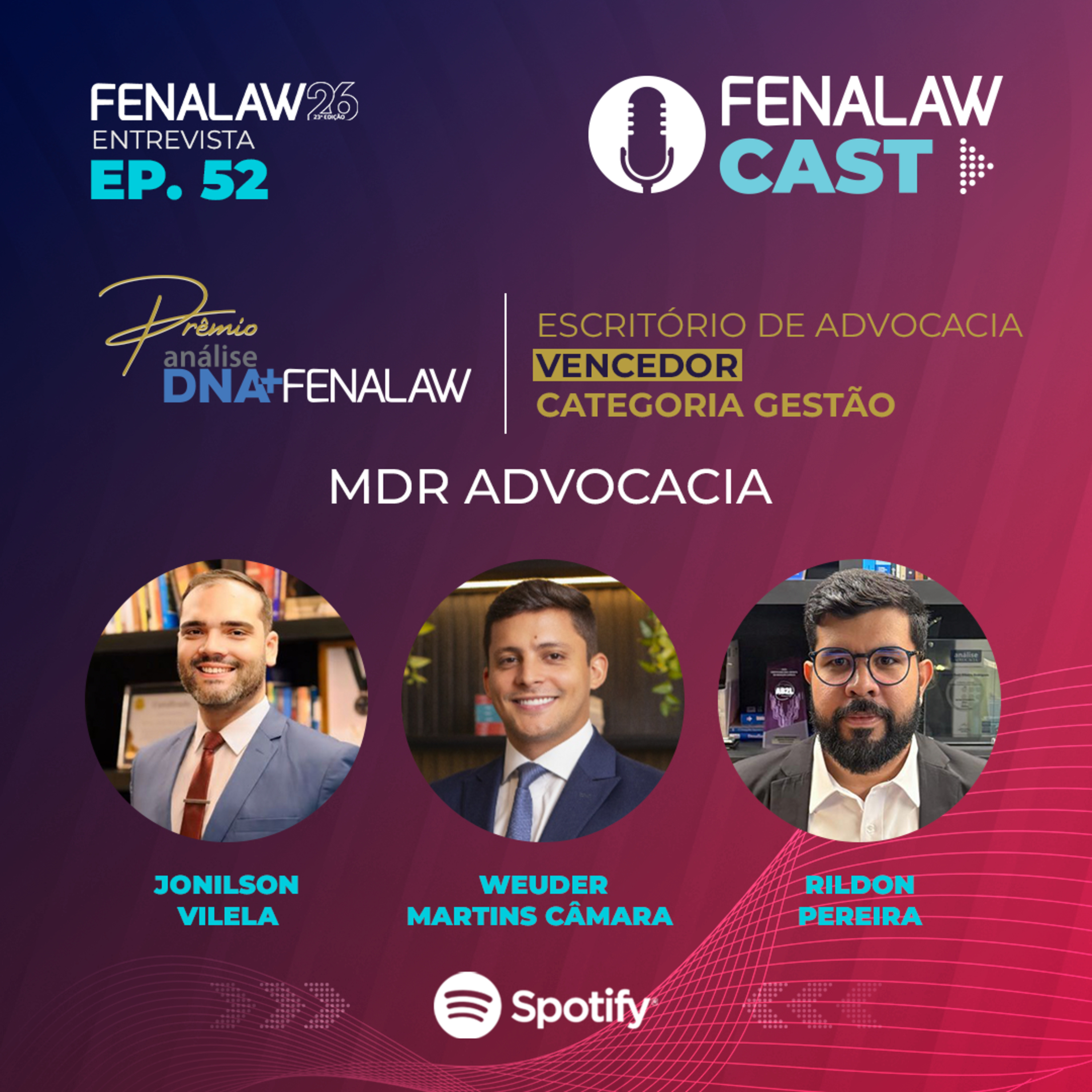 MDR Advocacia - Escritório de advocacia vencedor na categoria Gestão do 4º Prêmio Análise DNA+ Fenalaw  episode artwork