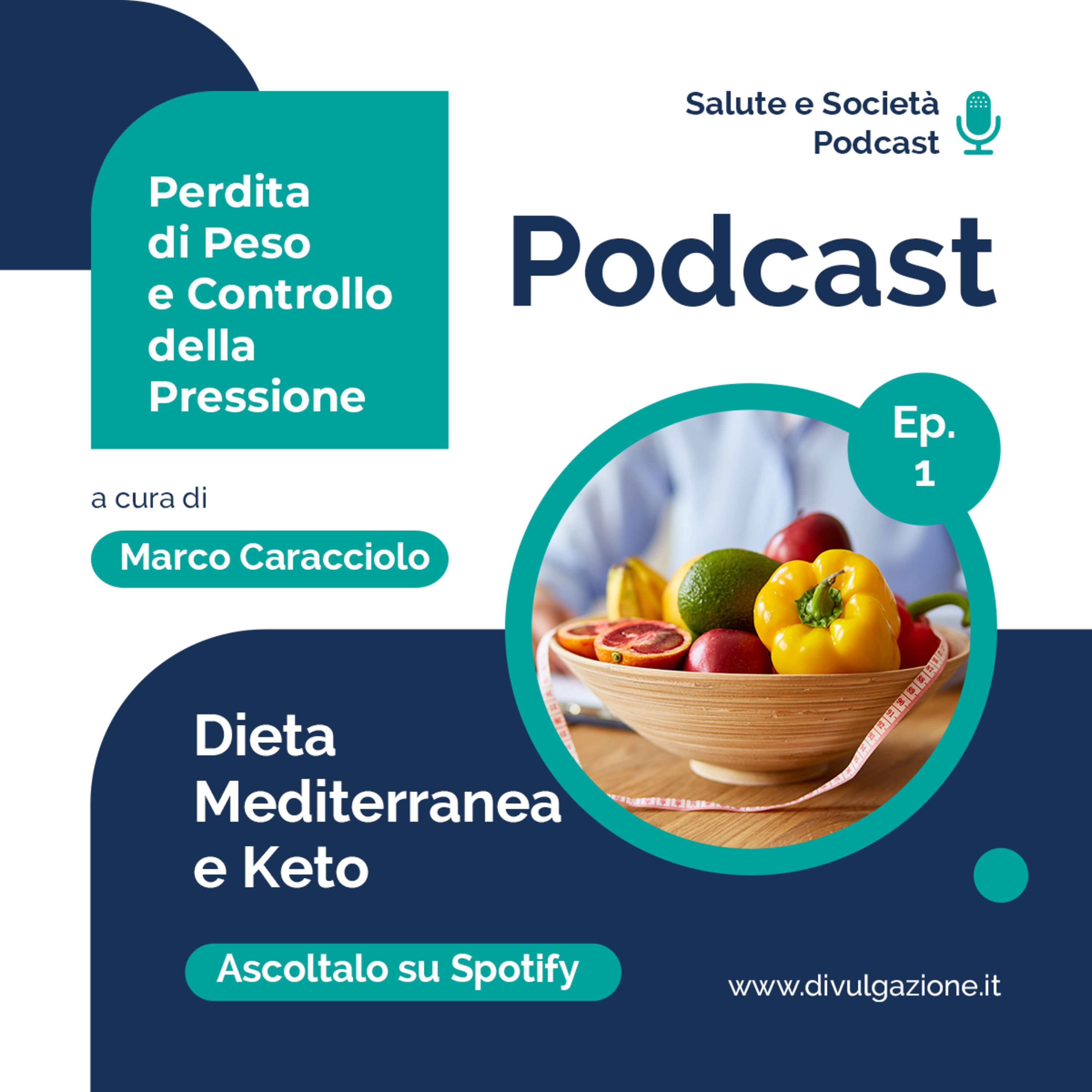 Dieta Mediterranea e Keto - La Scienza della Perdita di Peso e del Controllo della Pressione