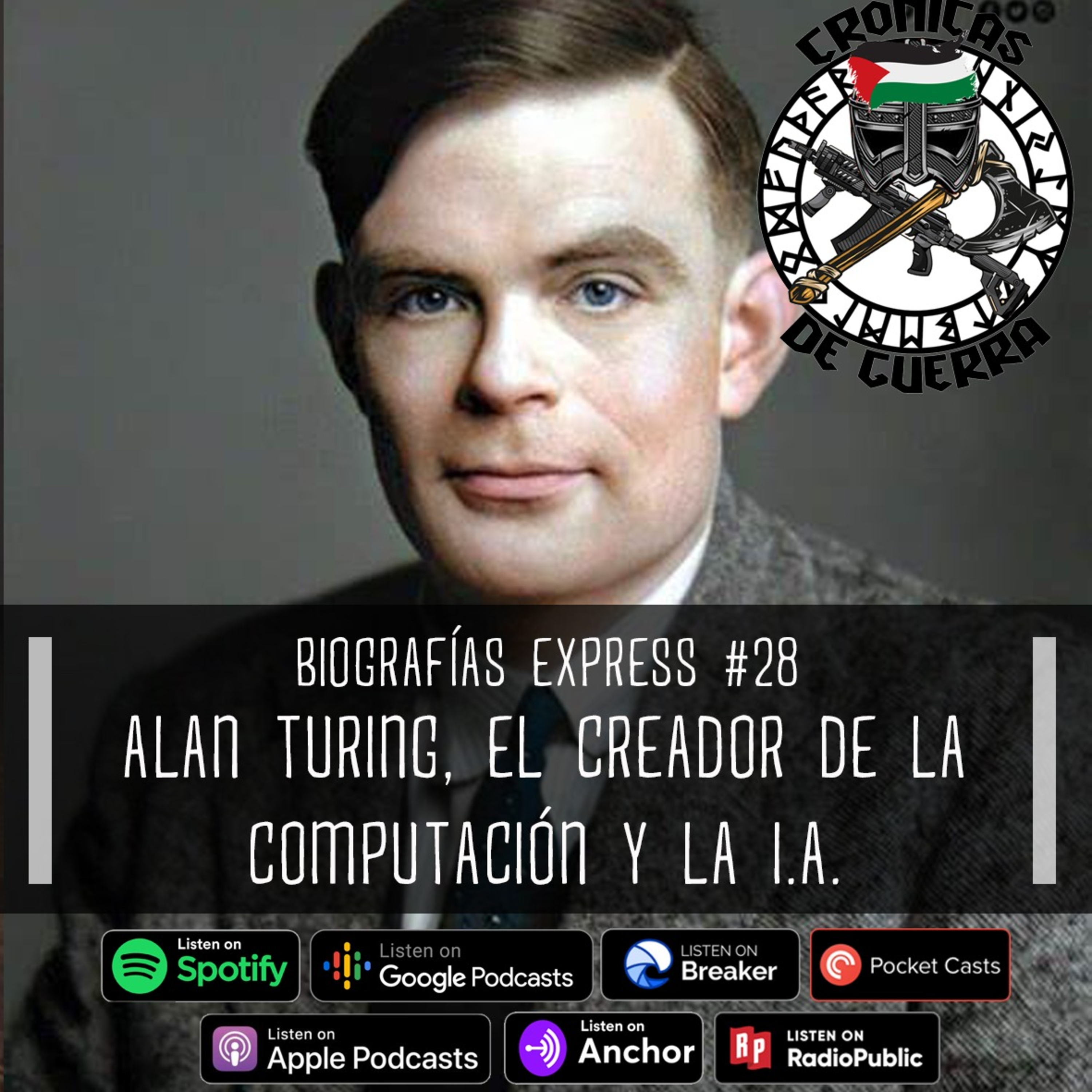 Crónicas de Guerra, Biografías express, EP. 28; Alan Turing, el Creador de la Inteligencia Artificial y la Computación