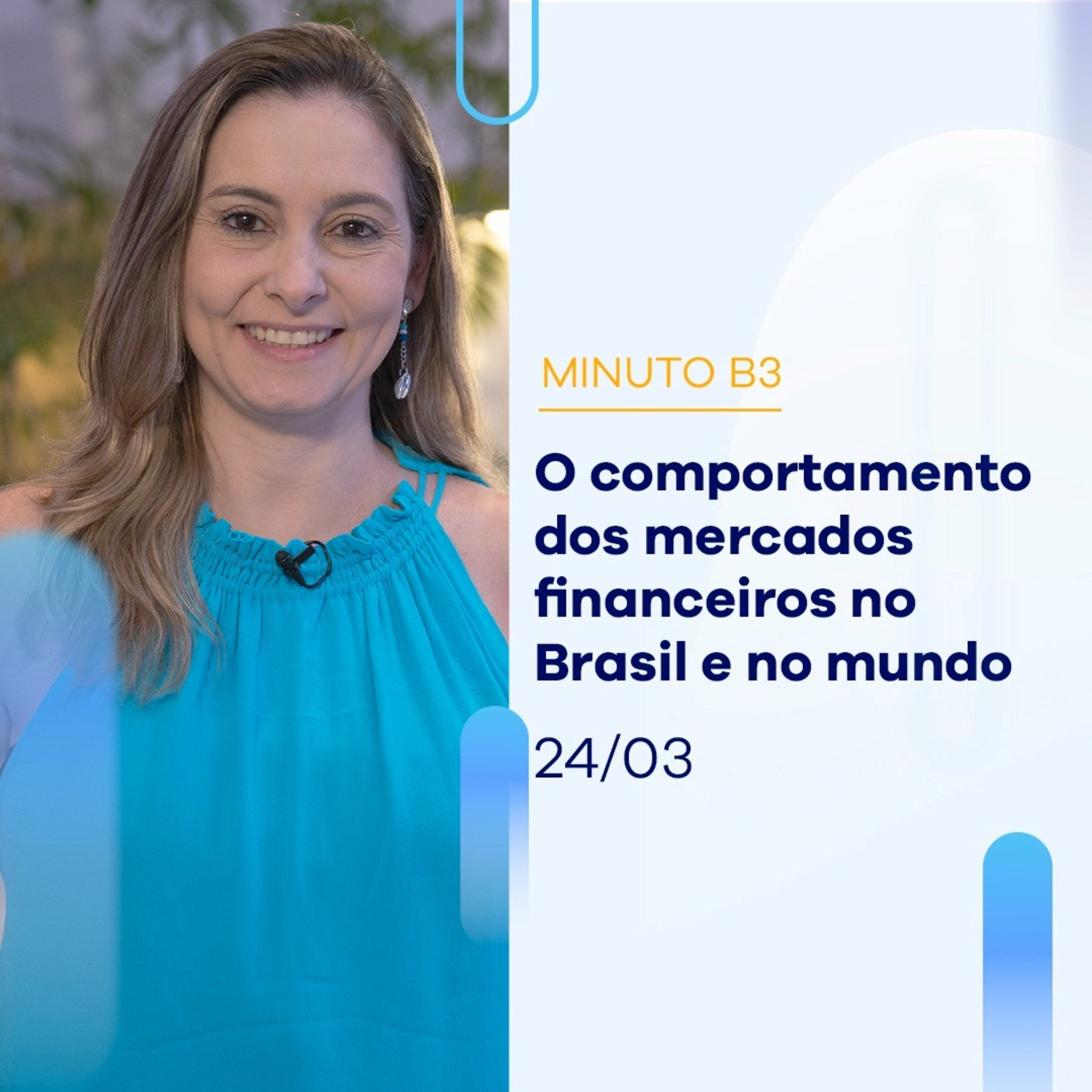 Ibovespa fechou a dia com alta de +0,92% e a semana com baixa de -3,09% | Minuto B3 24-03 episode artwork